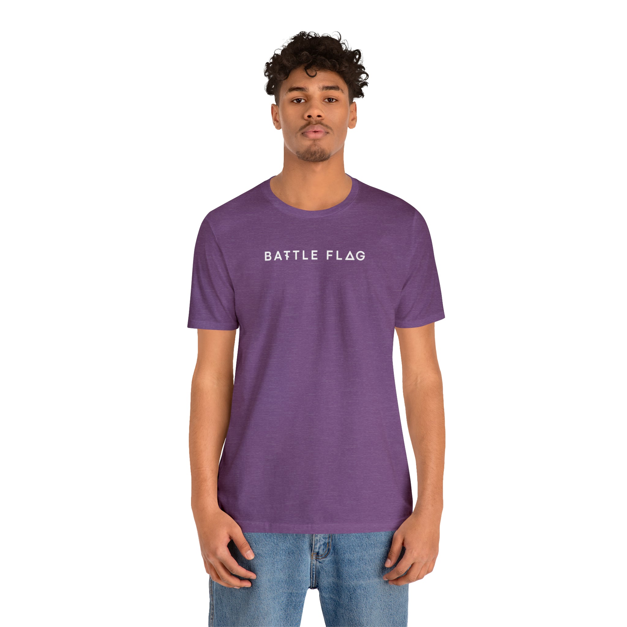 Battle Flag Unisex Tee - Oversized Back Print