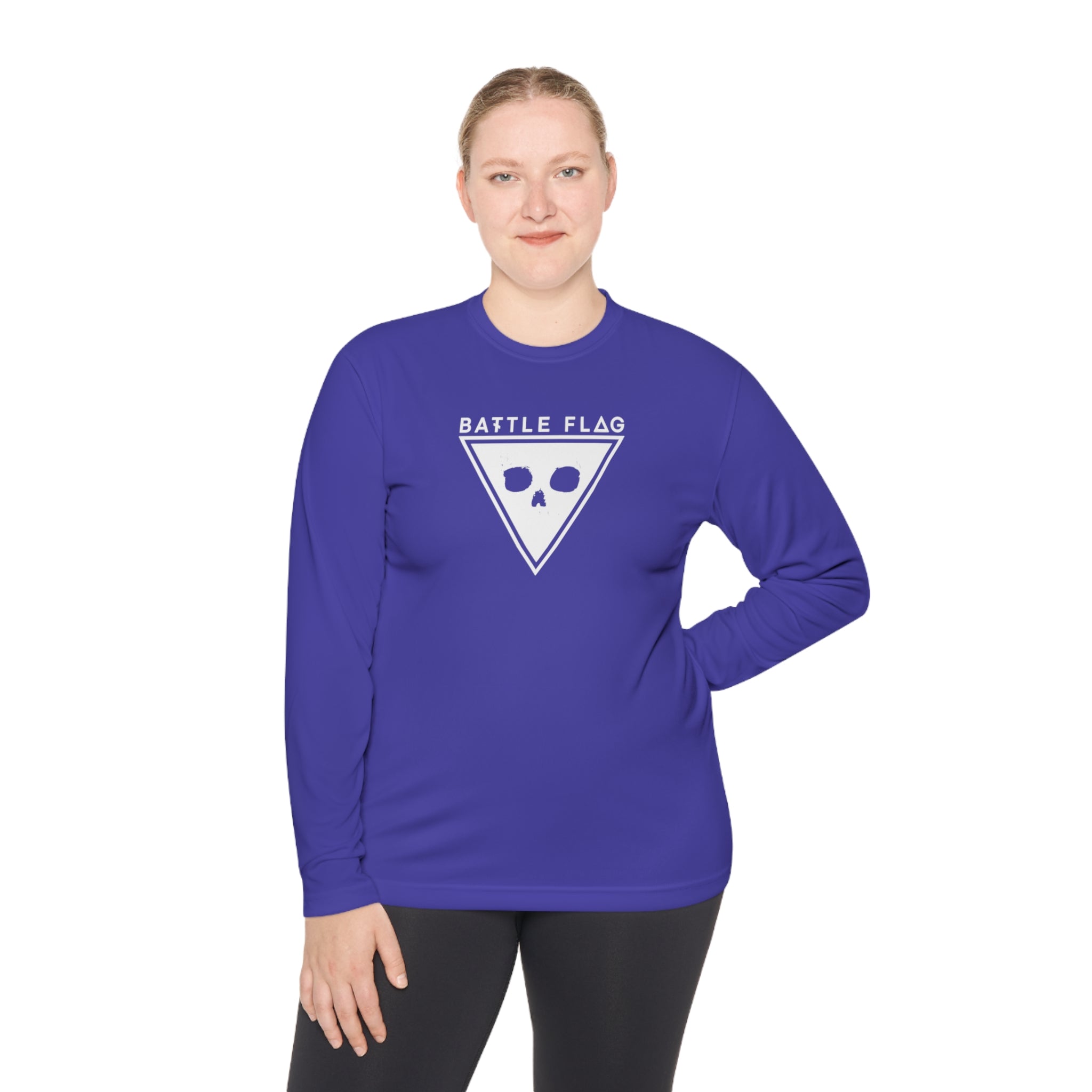 Battle Flag Unisex Lightweight Sport Top - White Emblem