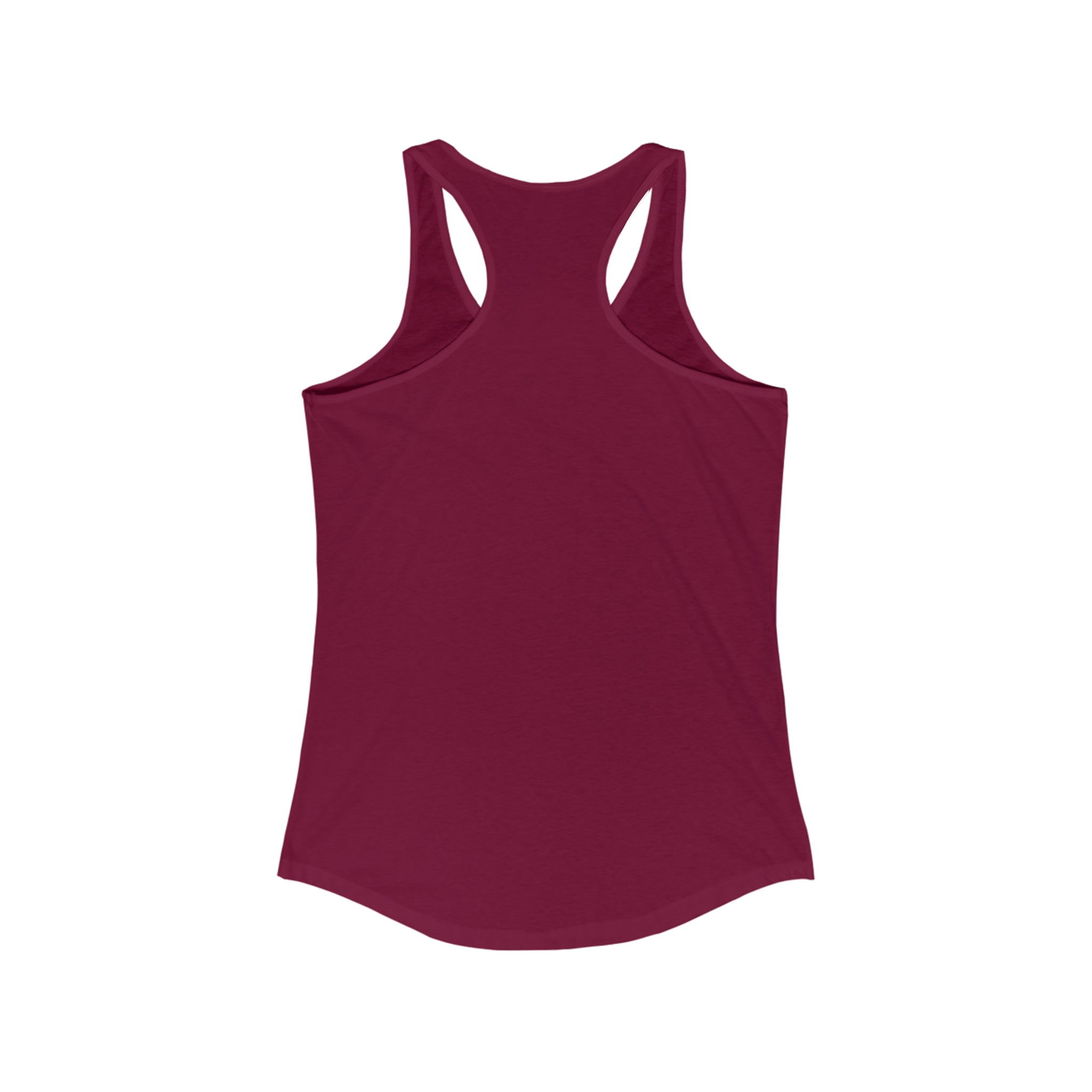 Battle Flag Women's Ideal Racerback Tank - White Emblem