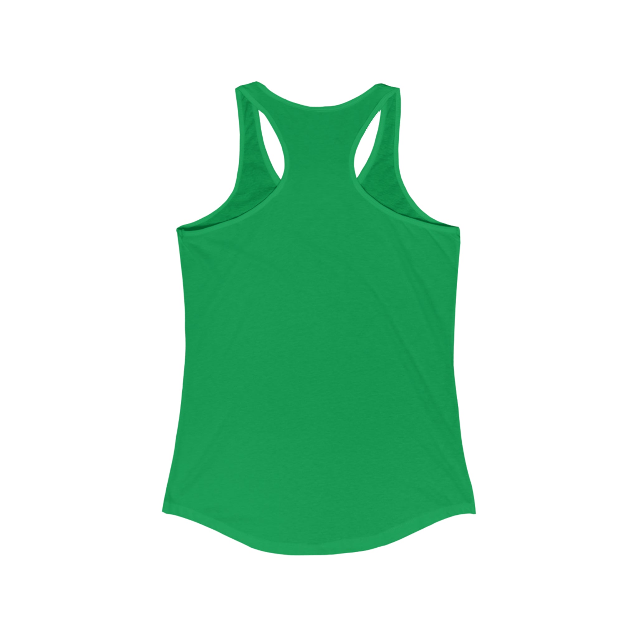 Battle Flag Women's Ideal Racerback Tank - White Emblem