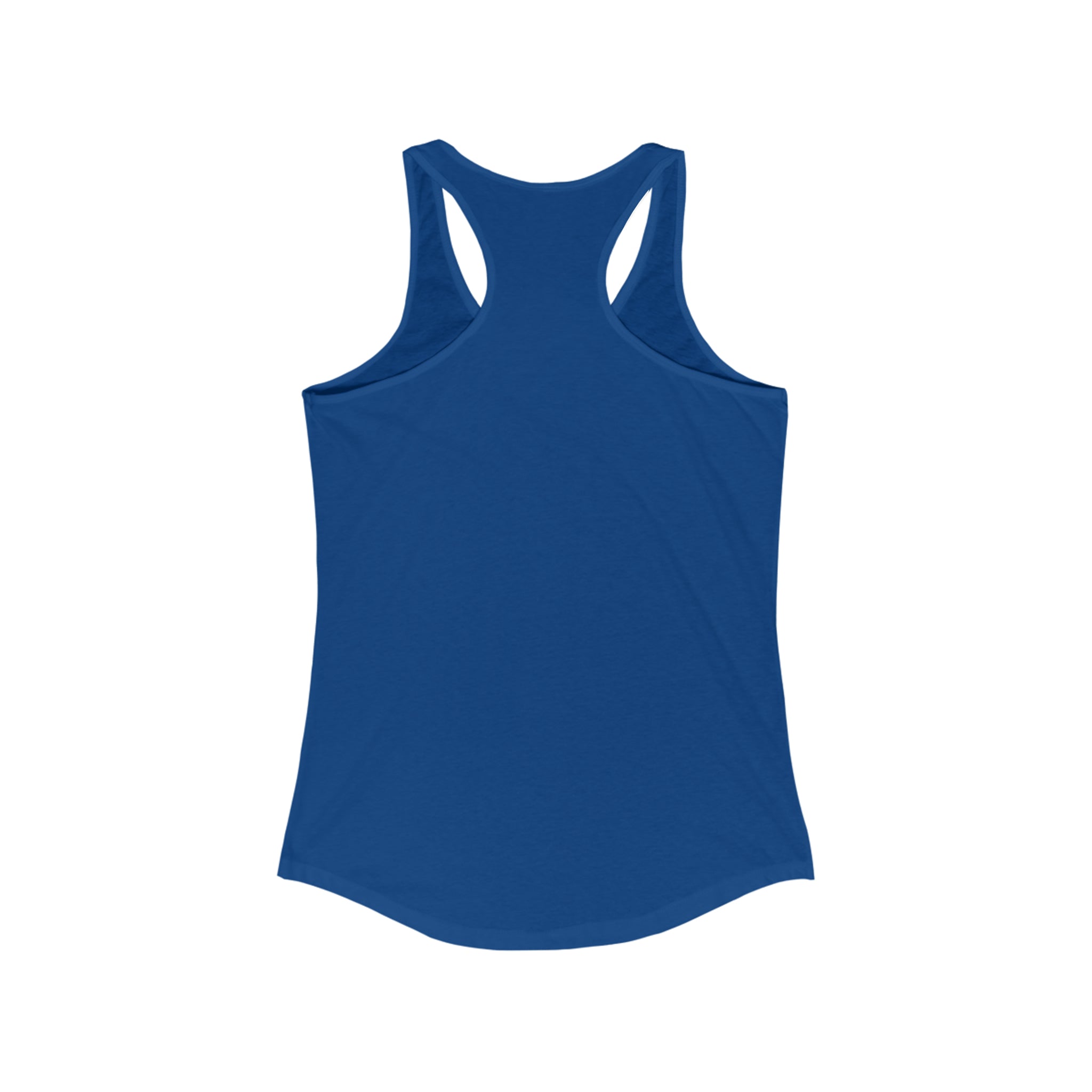 Battle Flag Women's Ideal Racerback Tank - White Emblem