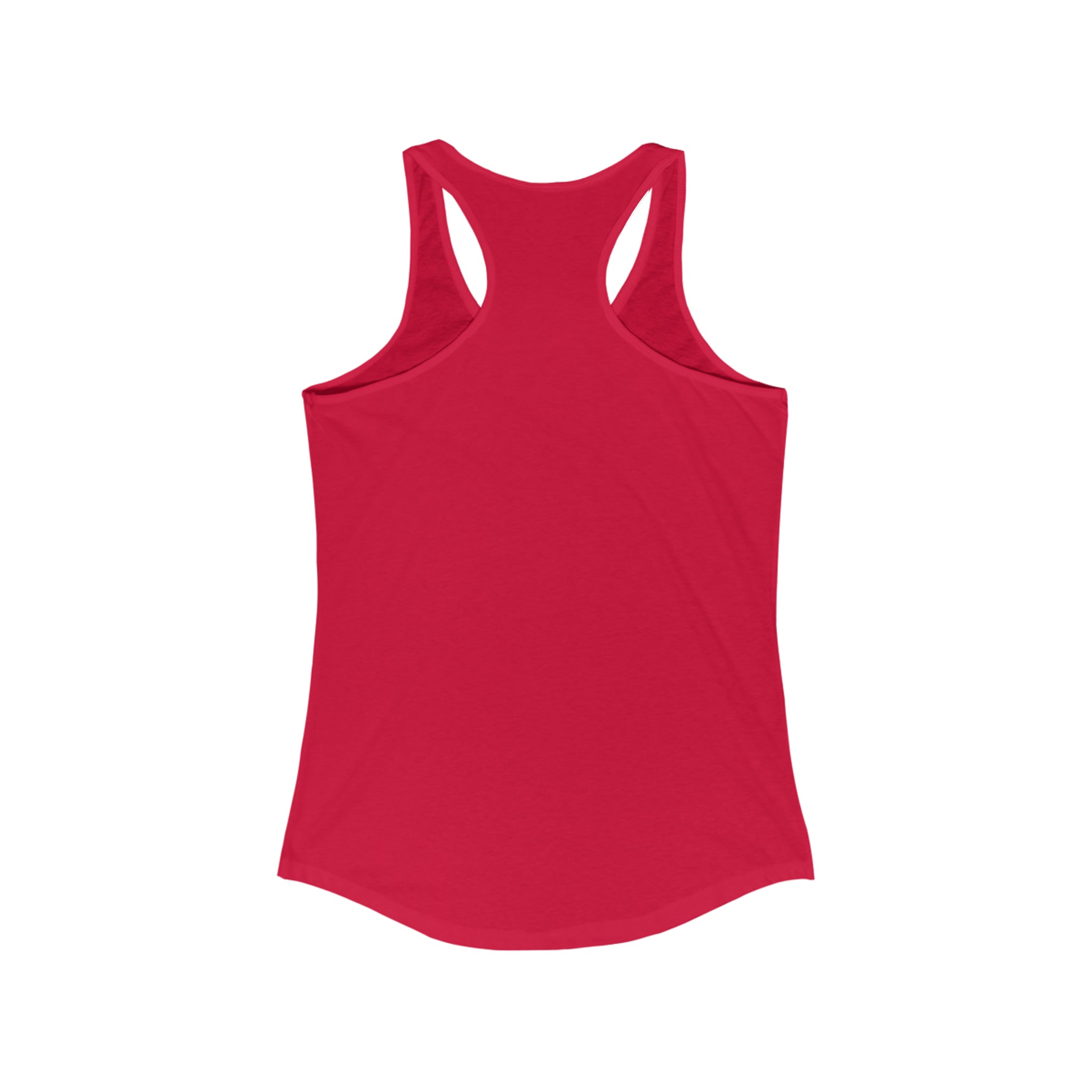 Battle Flag Women's Ideal Racerback Tank - White Emblem