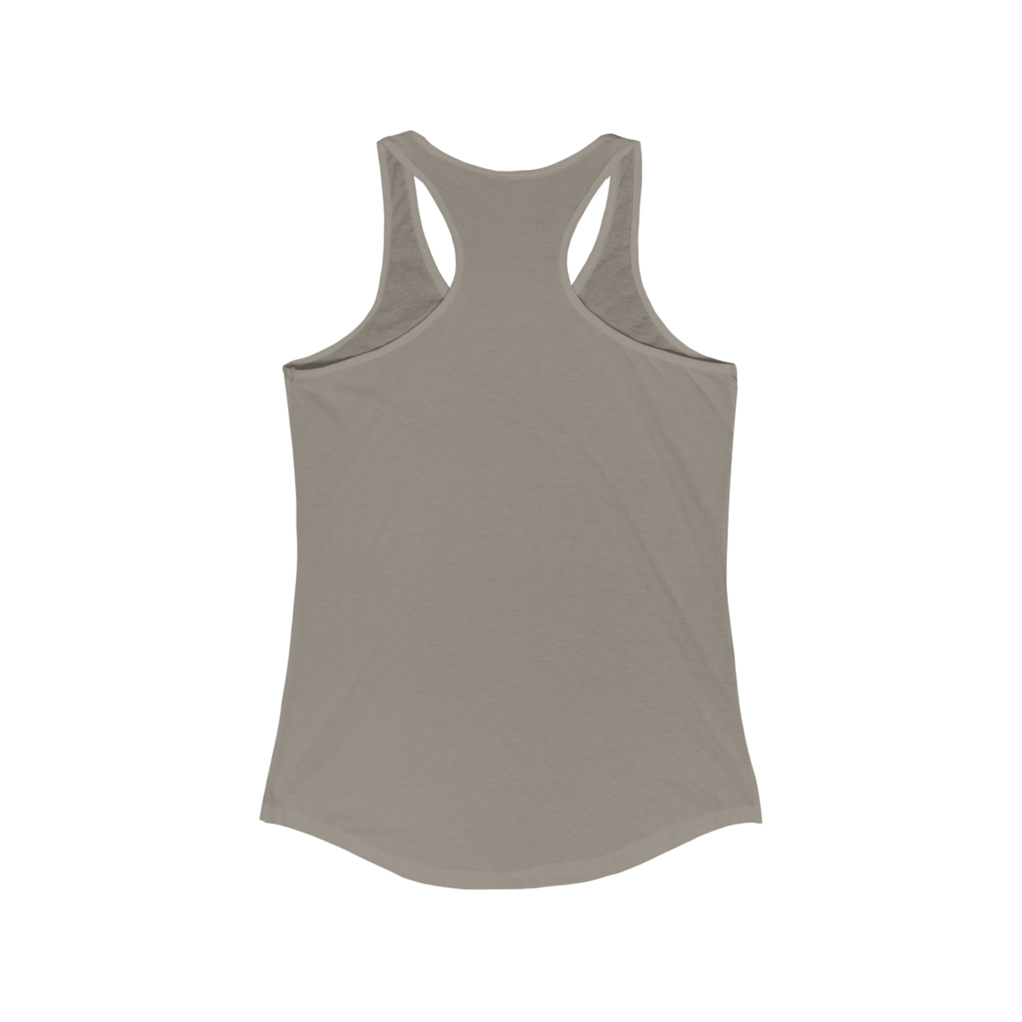 Battle Flag Women's Ideal Racerback Tank - White Emblem