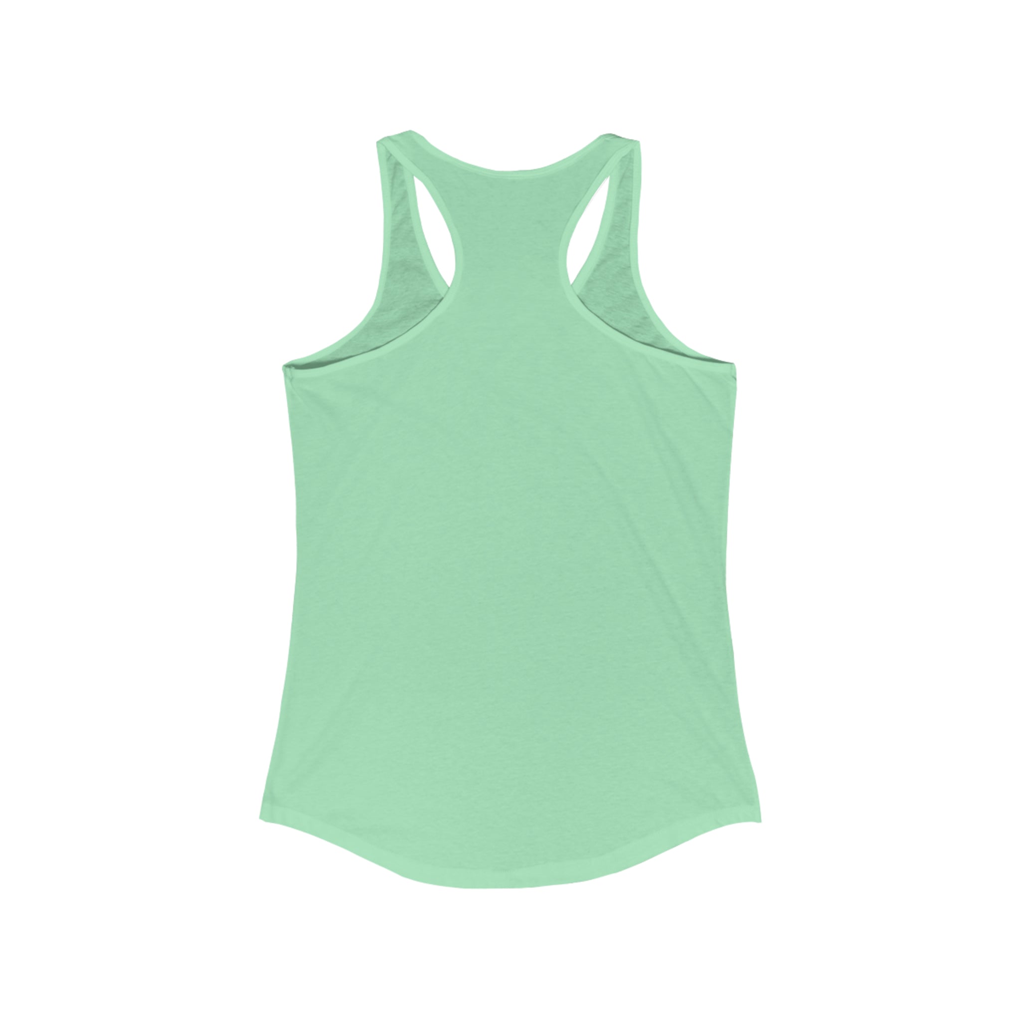Battle Flag Women's Ideal Racerback Tank - White Emblem