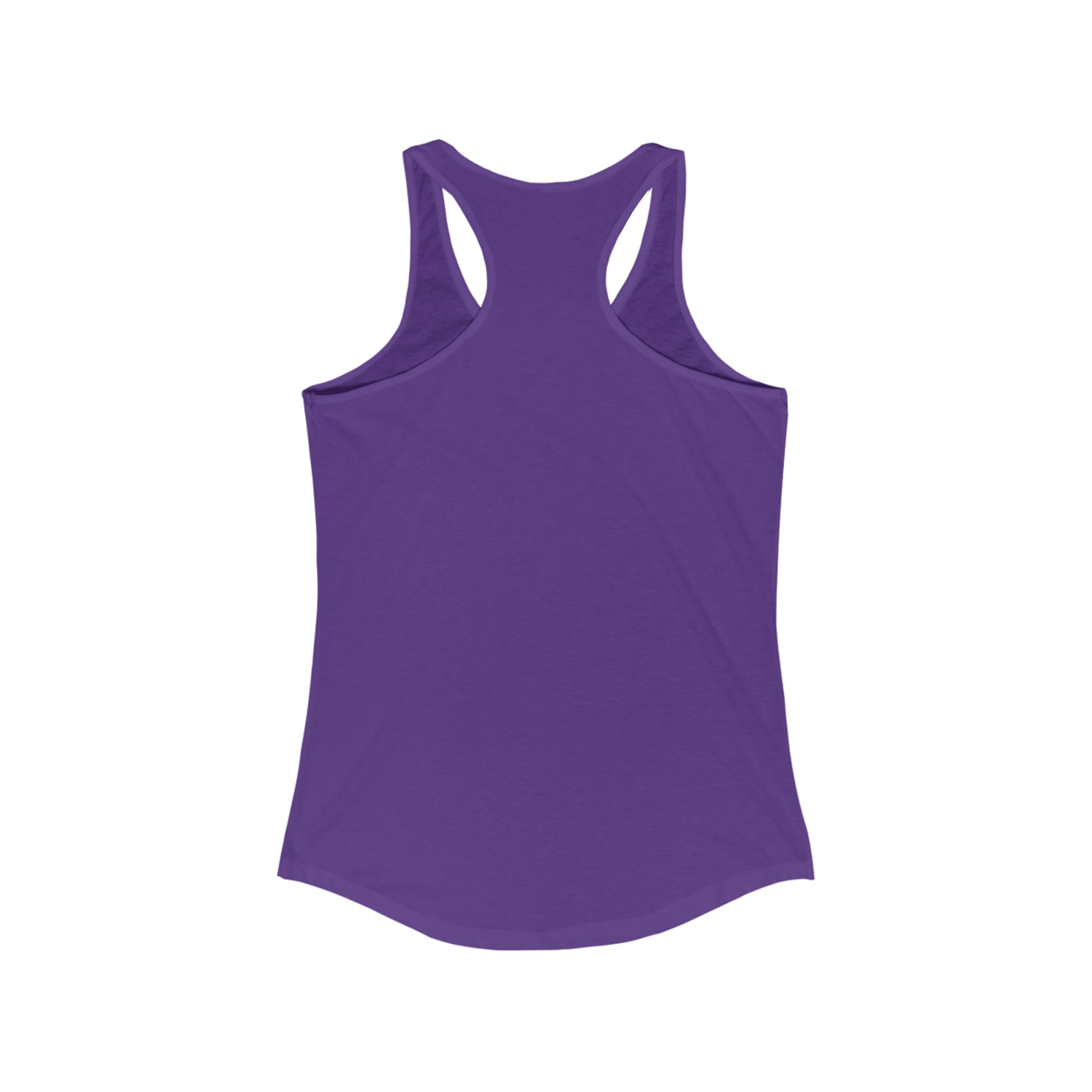 Battle Flag Women's Ideal Racerback Tank - White Emblem