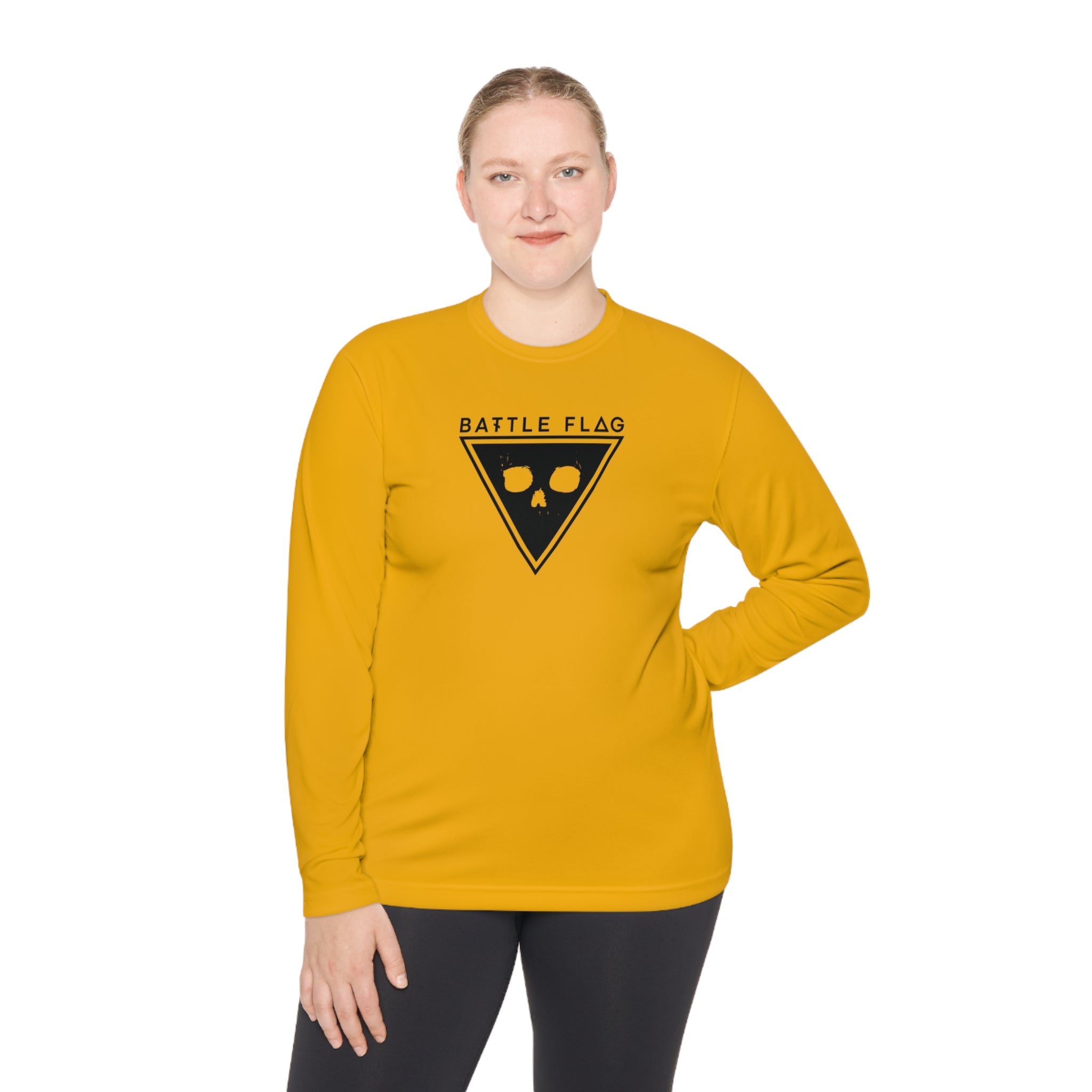 Battle Flag Unisex Lightweight Sport Top - Black Emblem