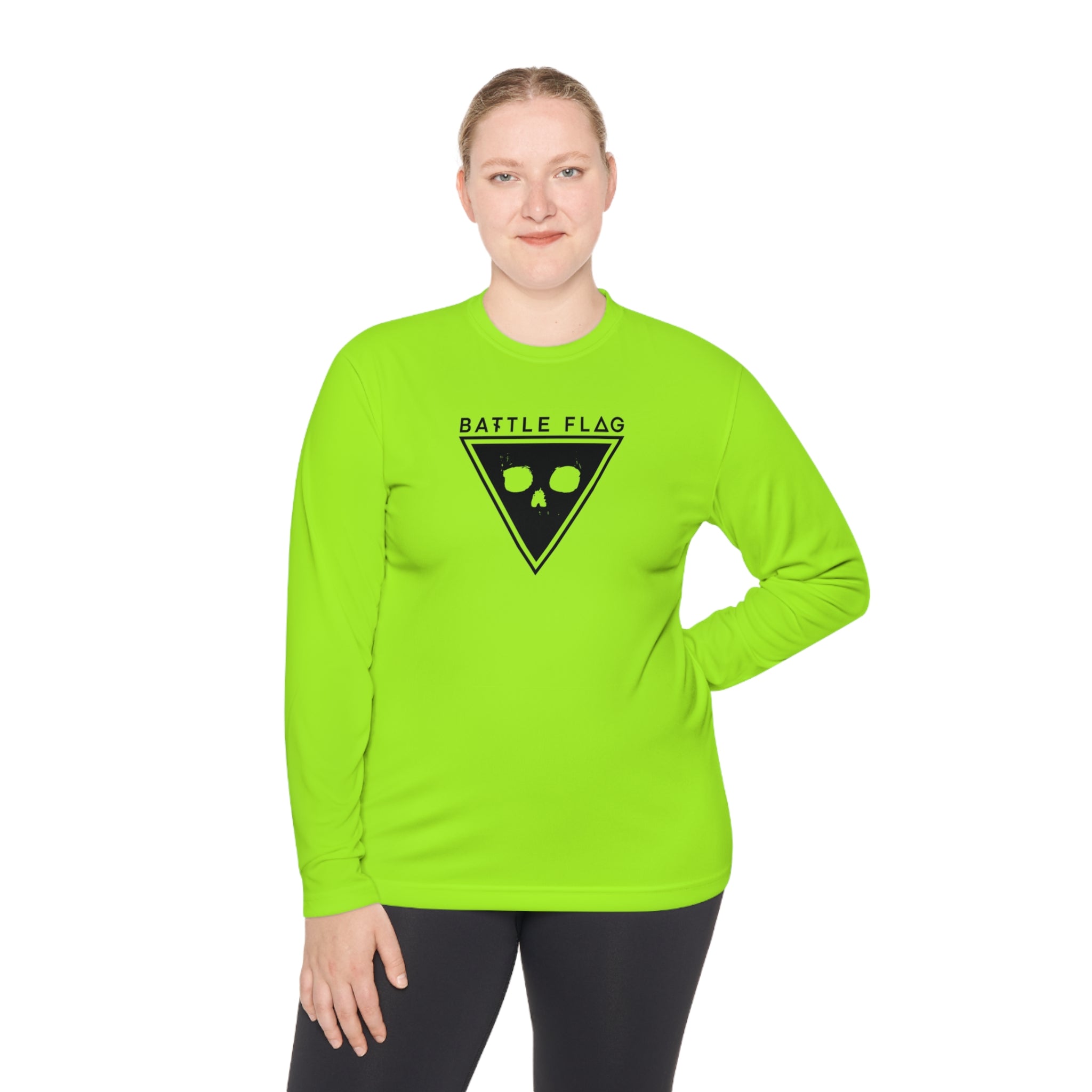 Battle Flag Unisex Lightweight Sport Top - Black Emblem
