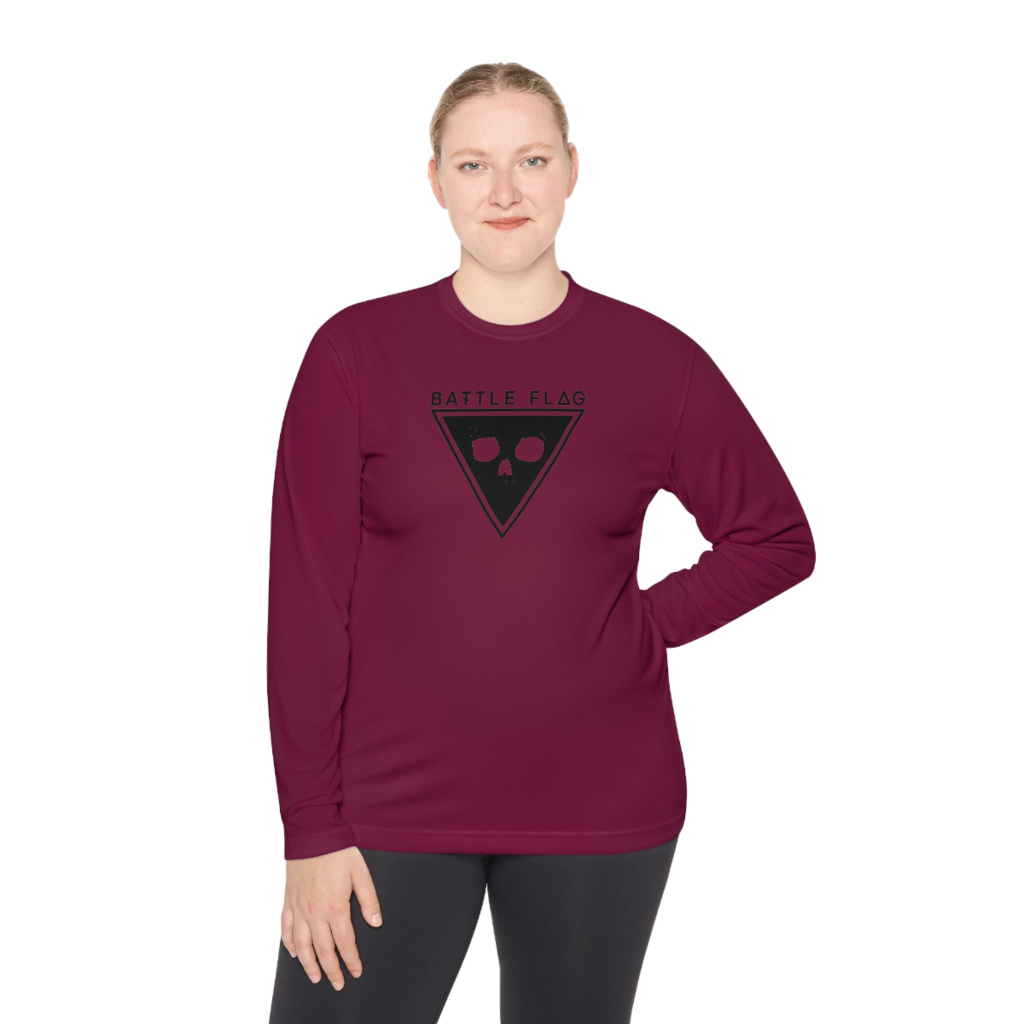 Battle Flag Unisex Lightweight Sport Top - Black Emblem