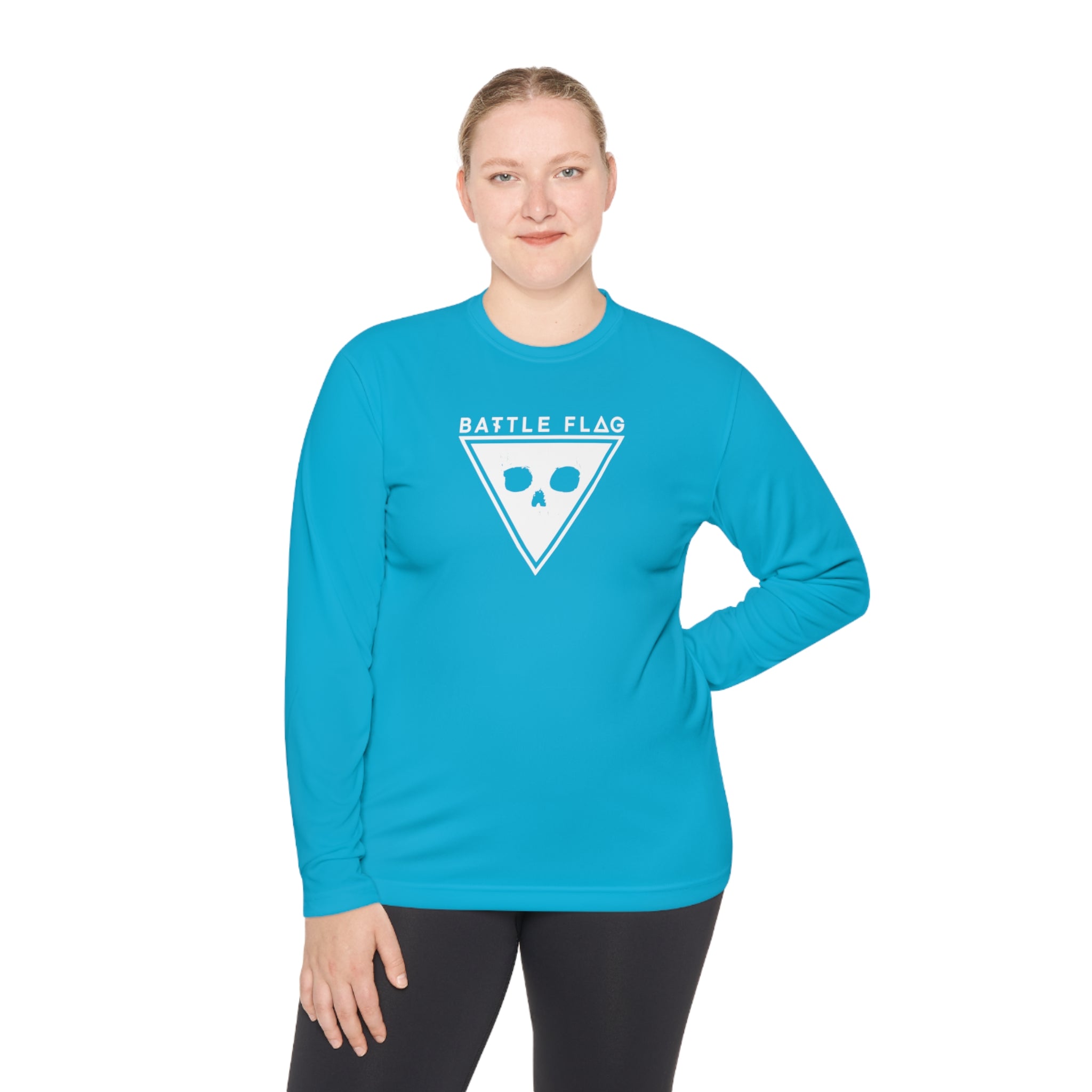 Battle Flag Unisex Lightweight Sport Top - White Emblem