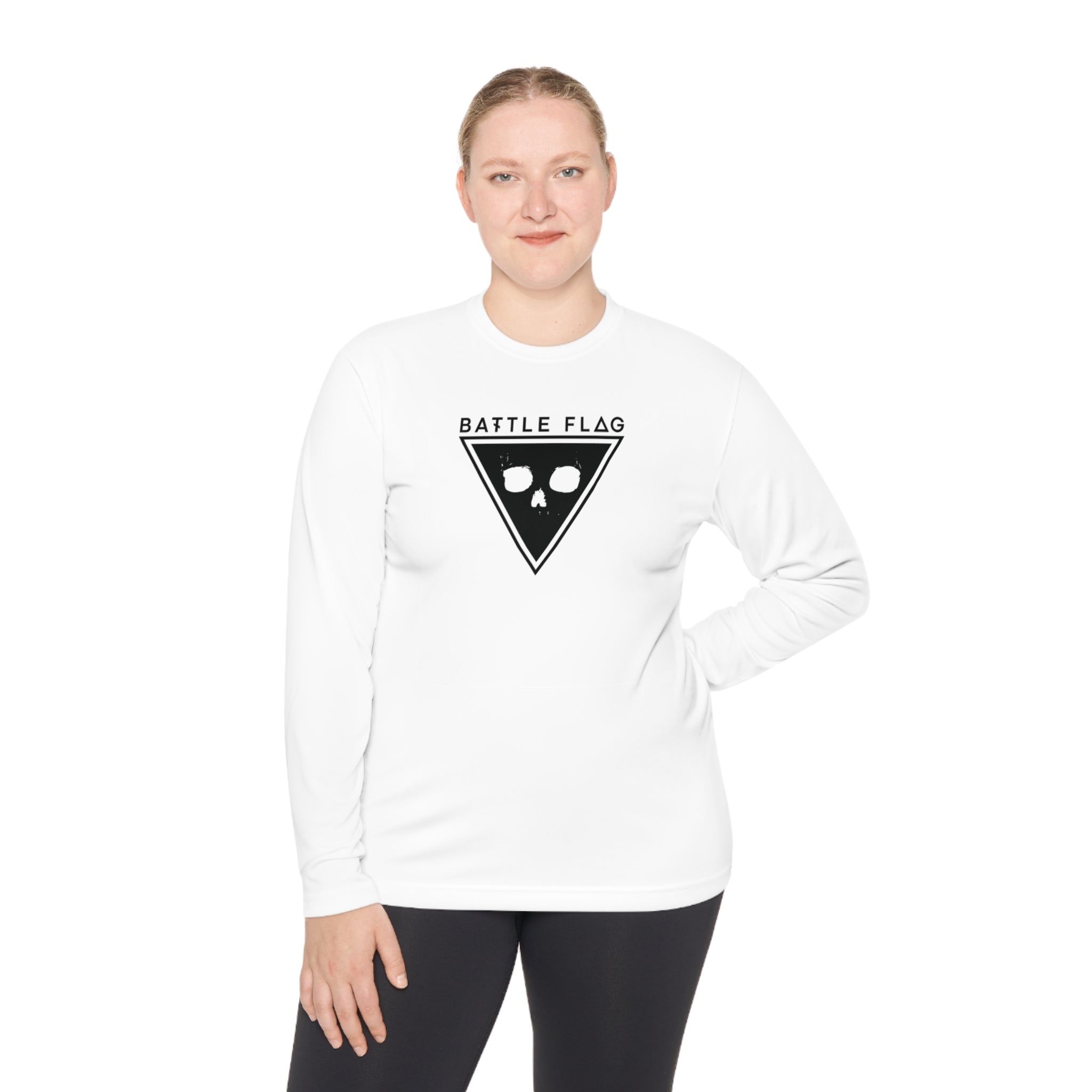 Battle Flag Unisex Lightweight Sport Top - Black Emblem