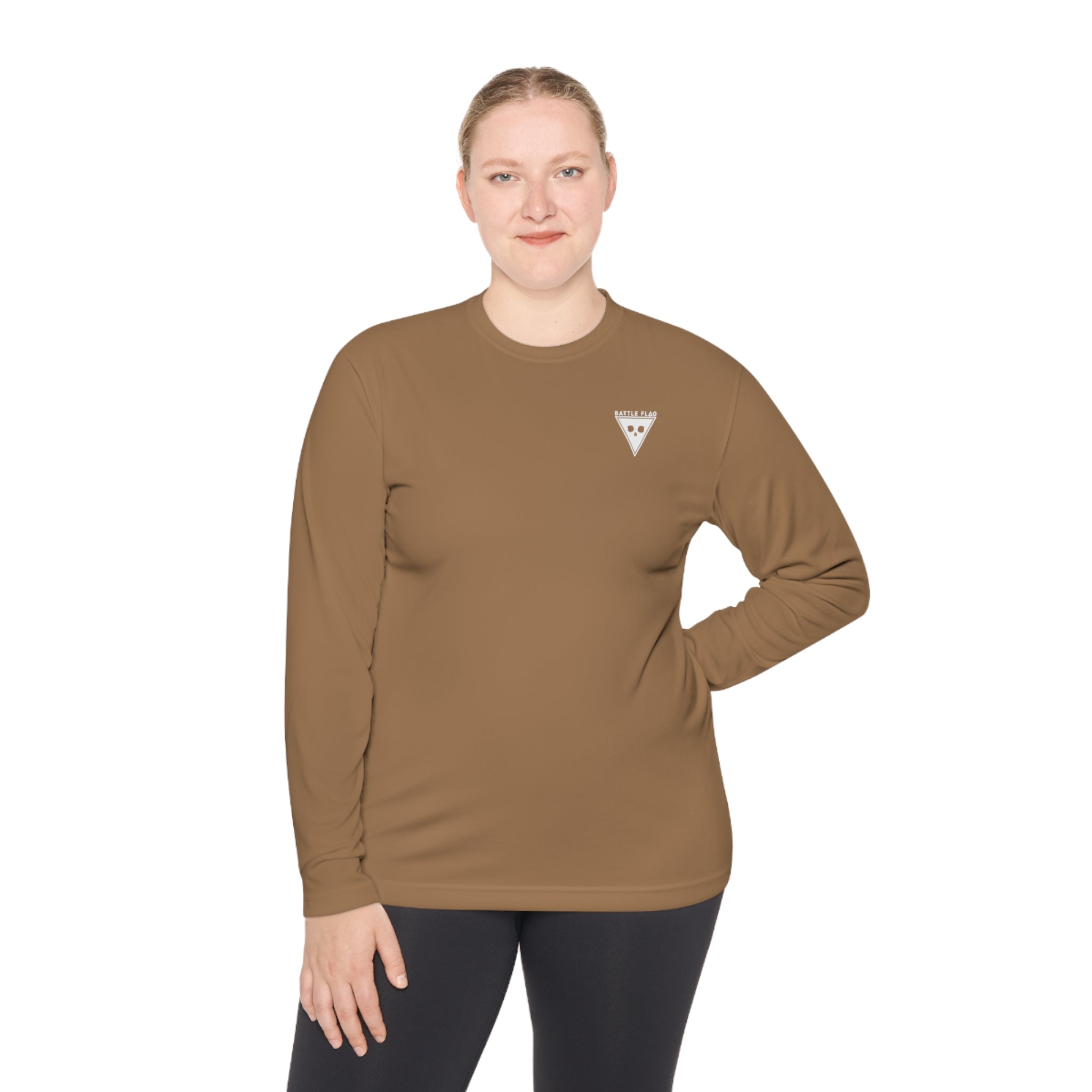 Battle Flag Unisex Lightweight Sport Top - Small White Emblem