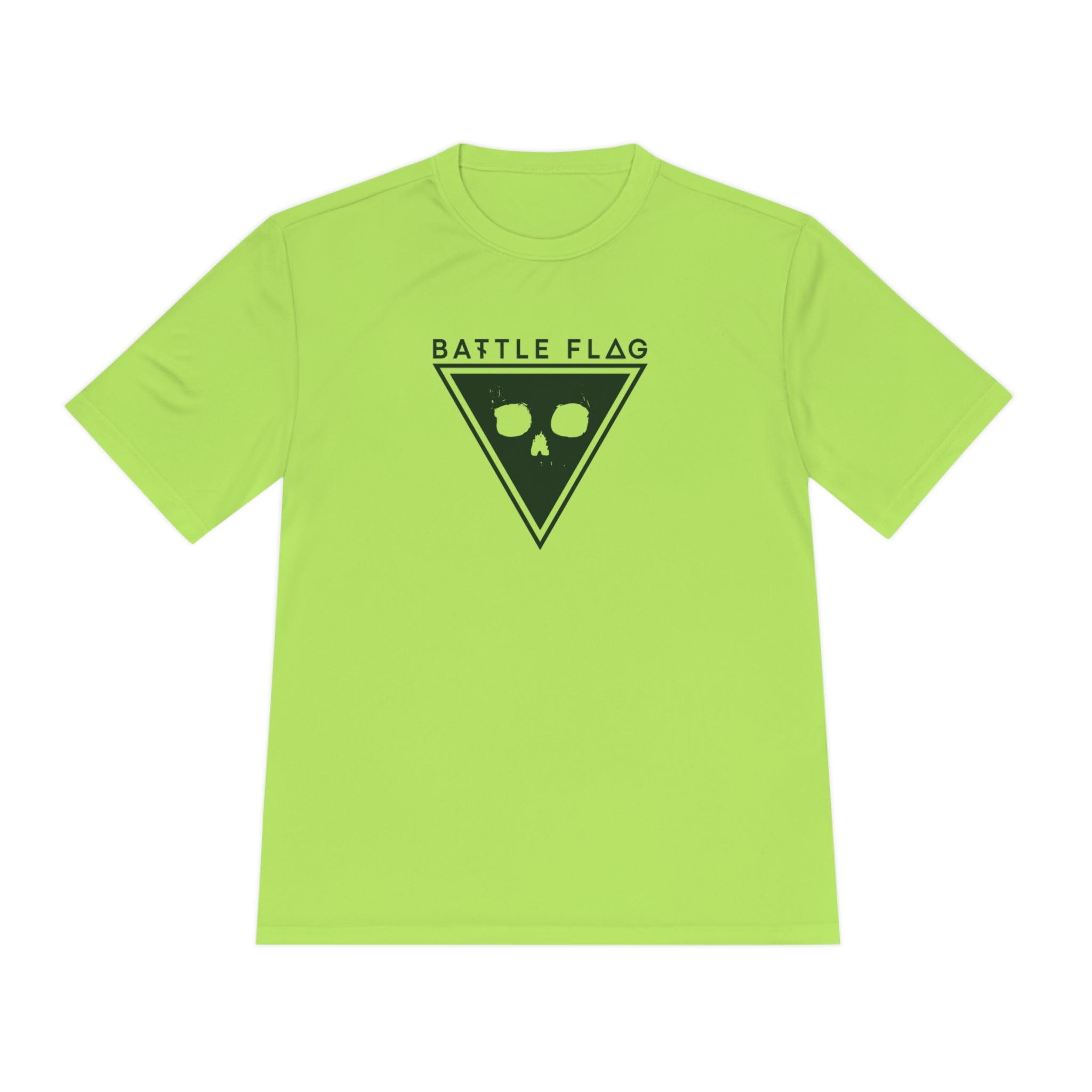 Battle Flag Unisex Moisture Wicking Tee - Green Emblem
