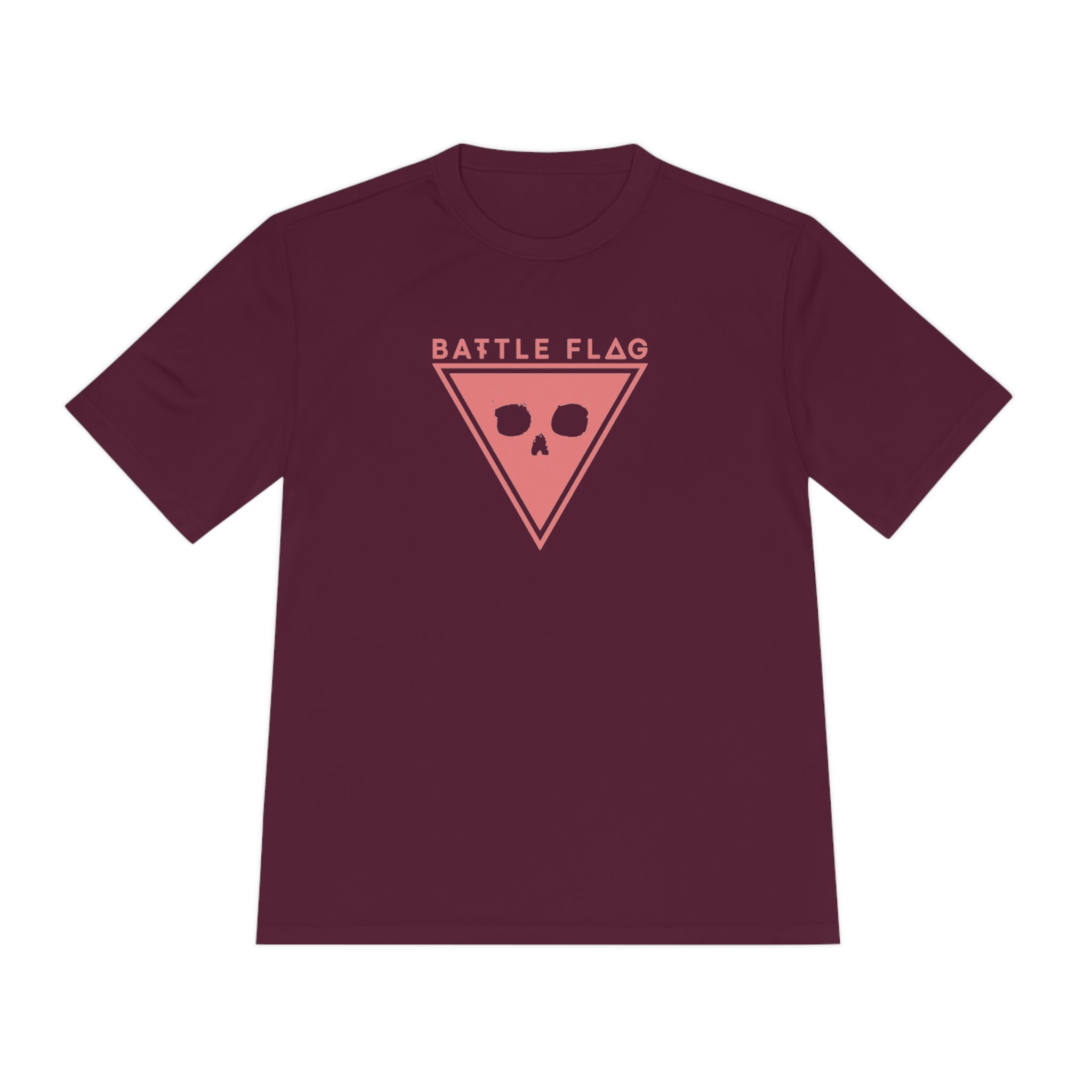 Battle Flag Unisex Moisture Wicking Tee - Pink Emblem