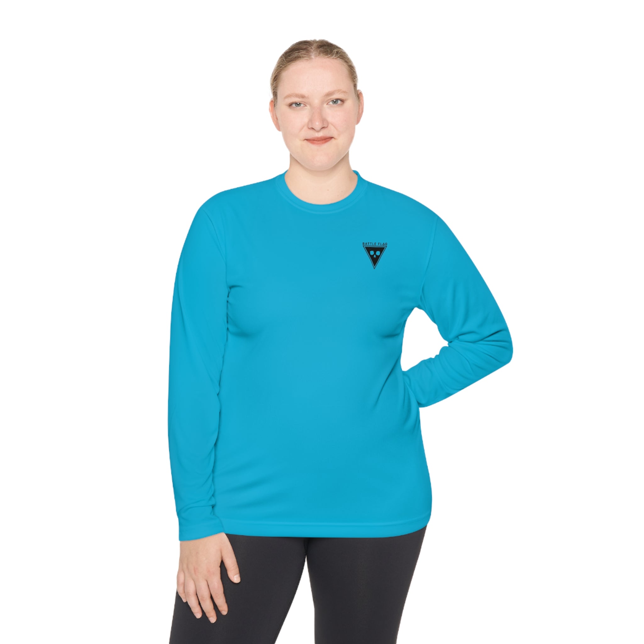 Battle Flag Unisex Lightweight Sport Top - Small Black Emblem