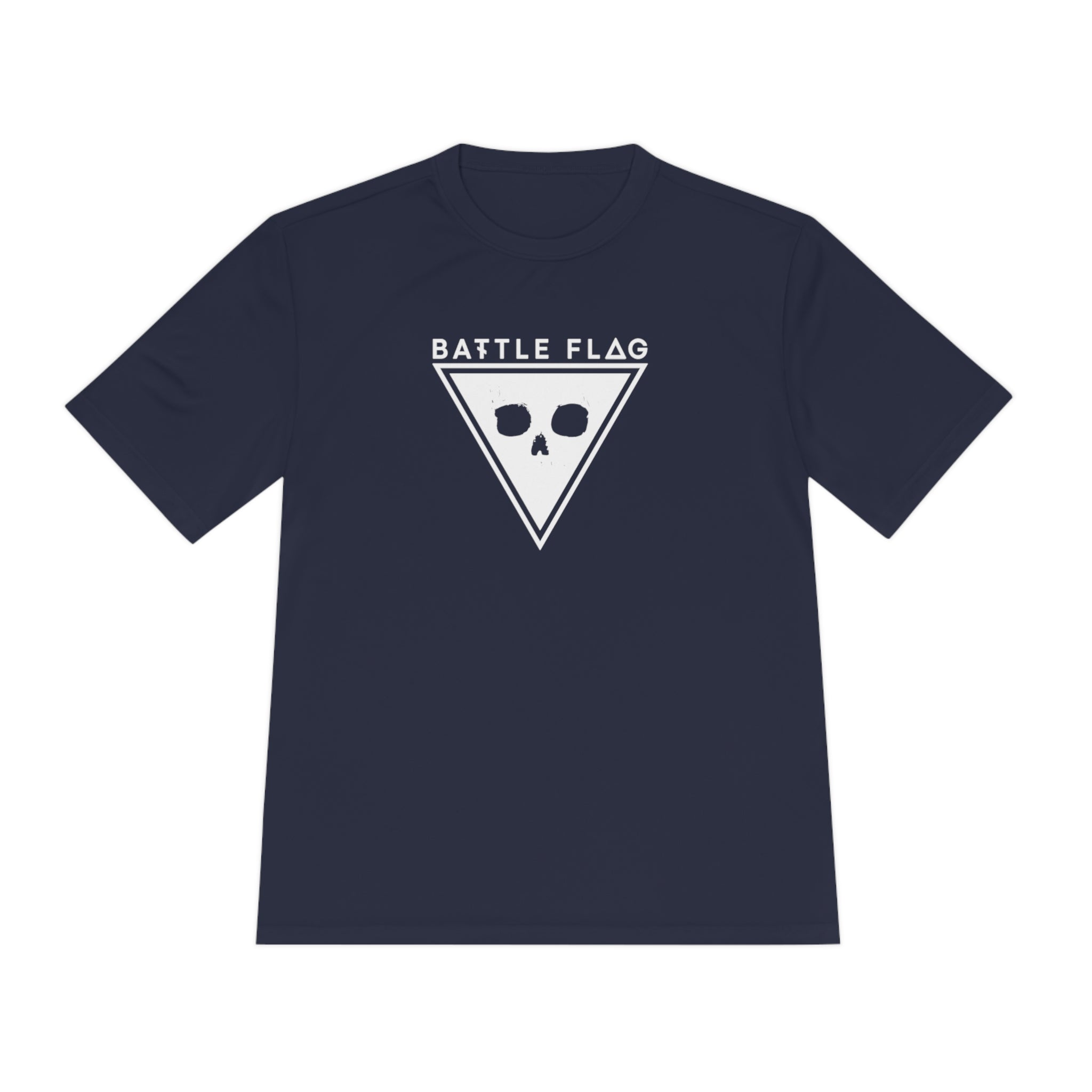 Battle Flag Unisex Moisture Wicking Tee - White Emblem