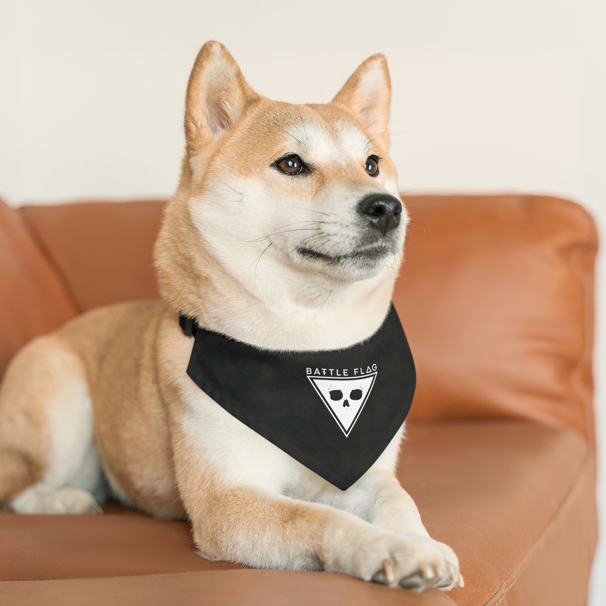 Battle Flag Pet Bandana Collar