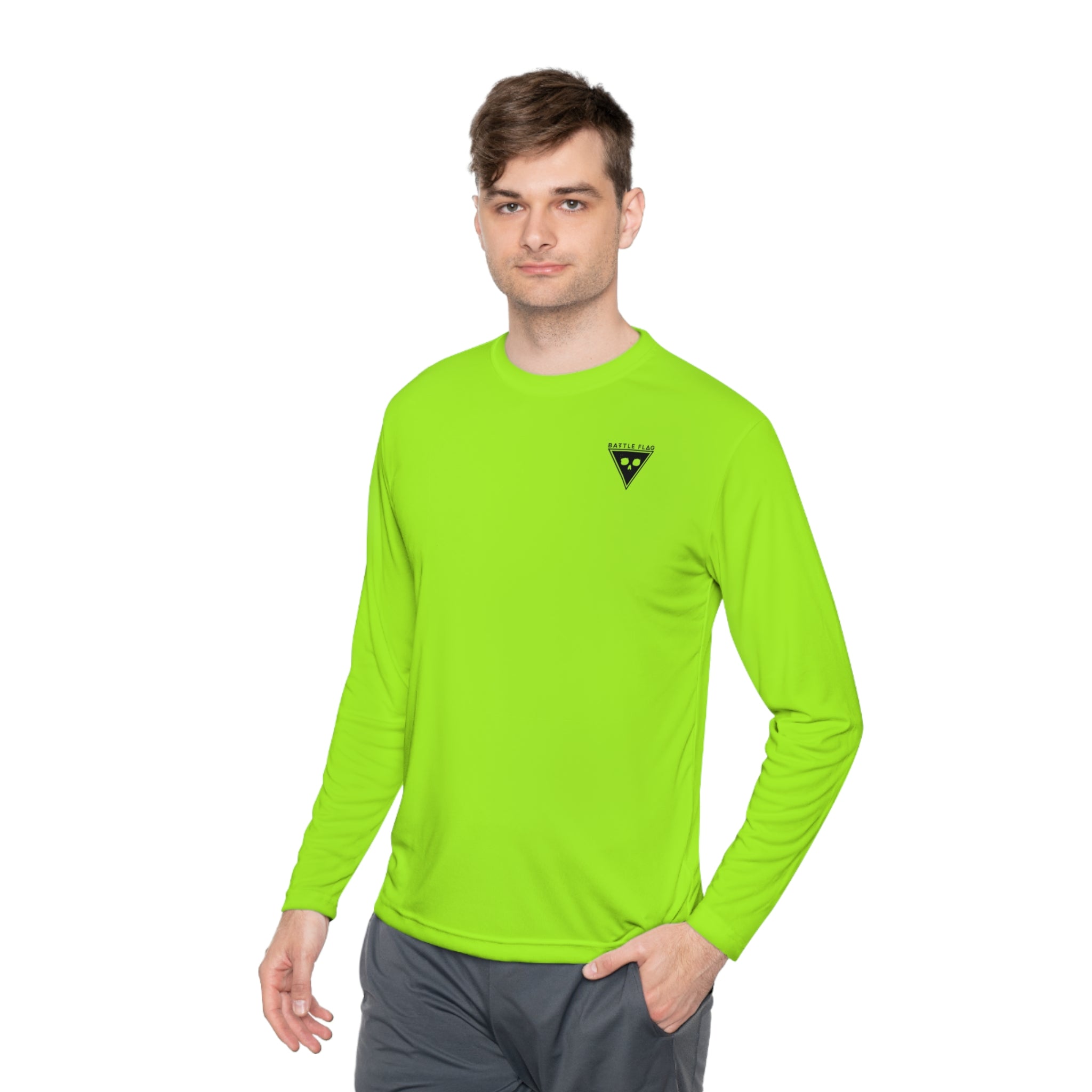 Battle Flag Unisex Lightweight Sport Top - Small Black Emblem