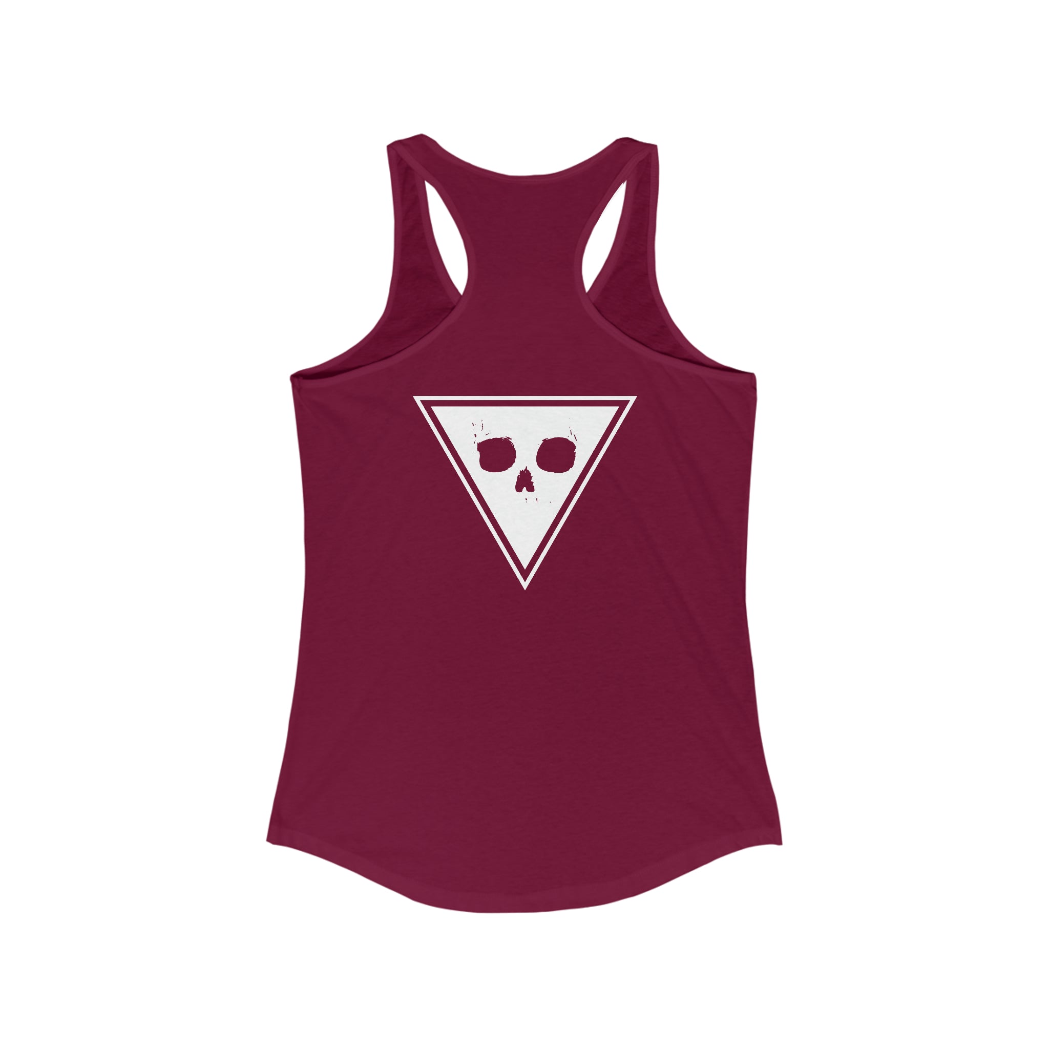 Battle Flag Women's Ideal Racerback Tank - Back Print