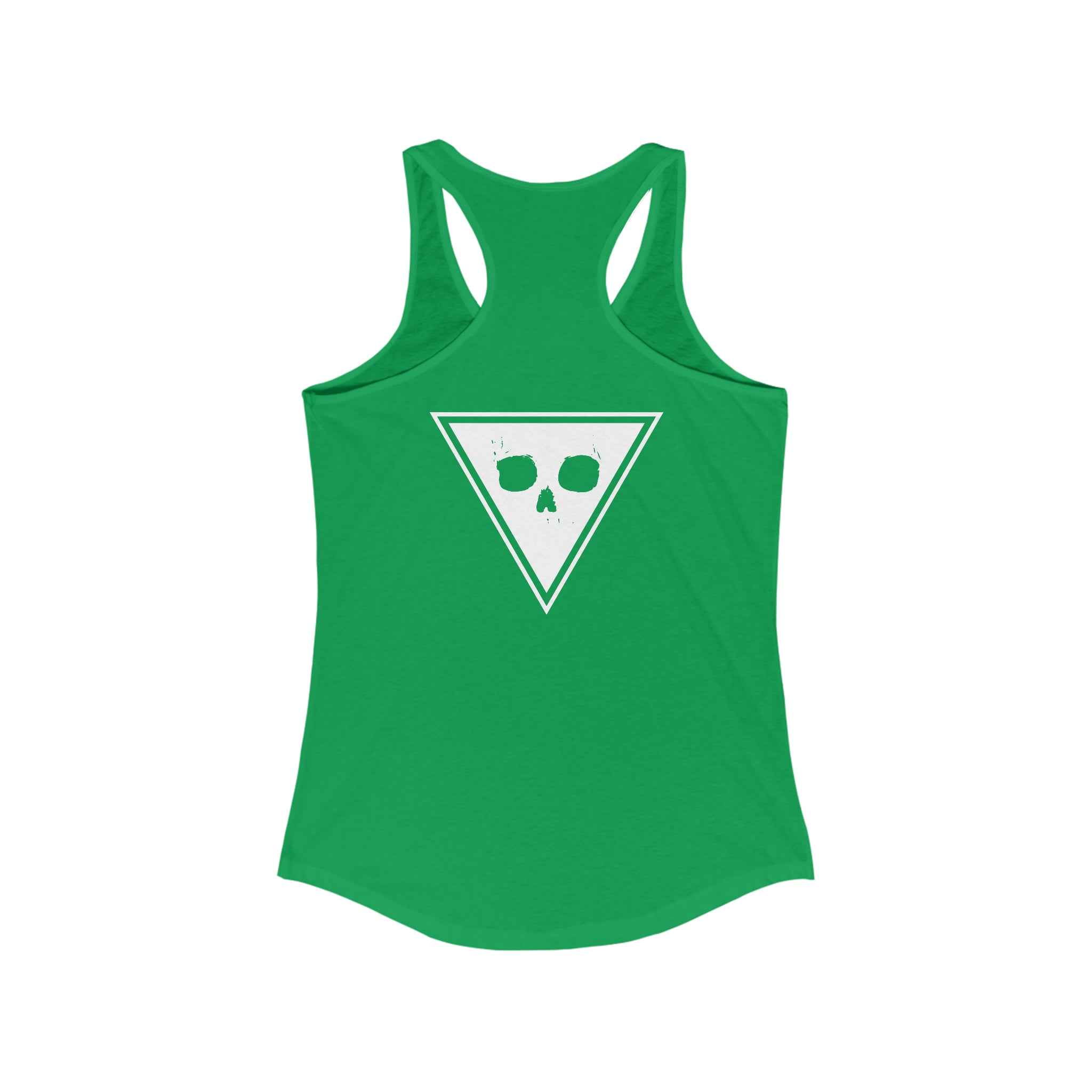 Battle Flag Women's Ideal Racerback Tank - Back Print
