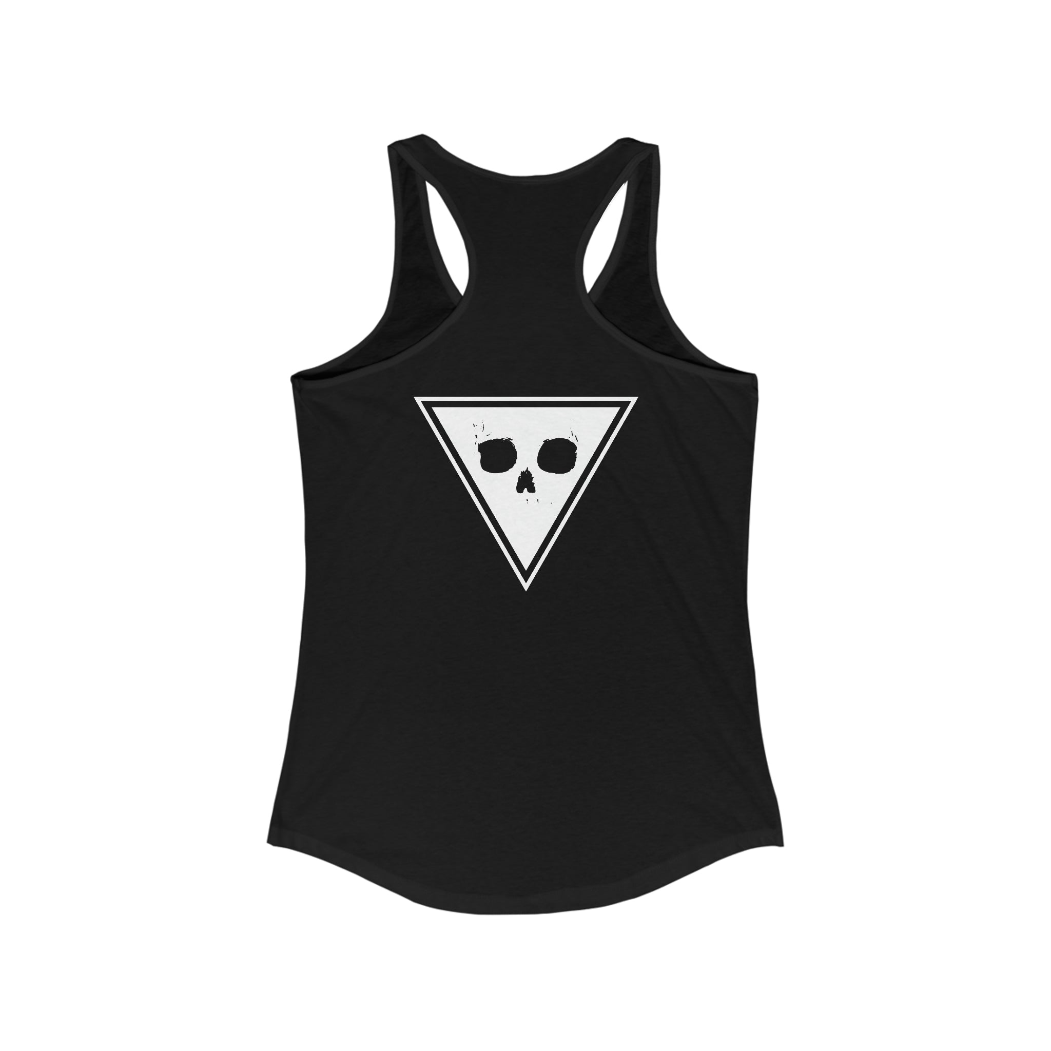Battle Flag Women's Ideal Racerback Tank - Back Print