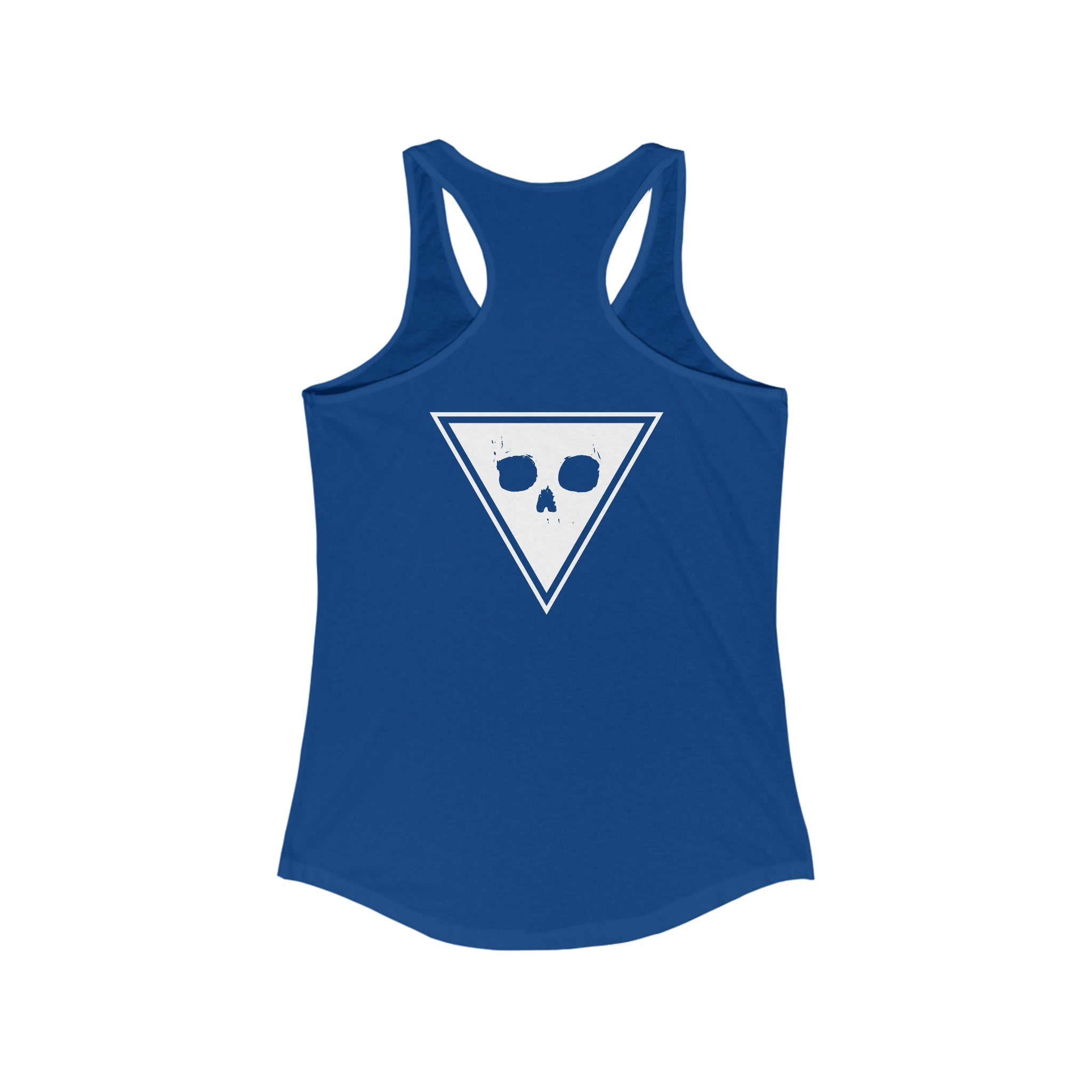 Battle Flag Women's Ideal Racerback Tank - Back Print