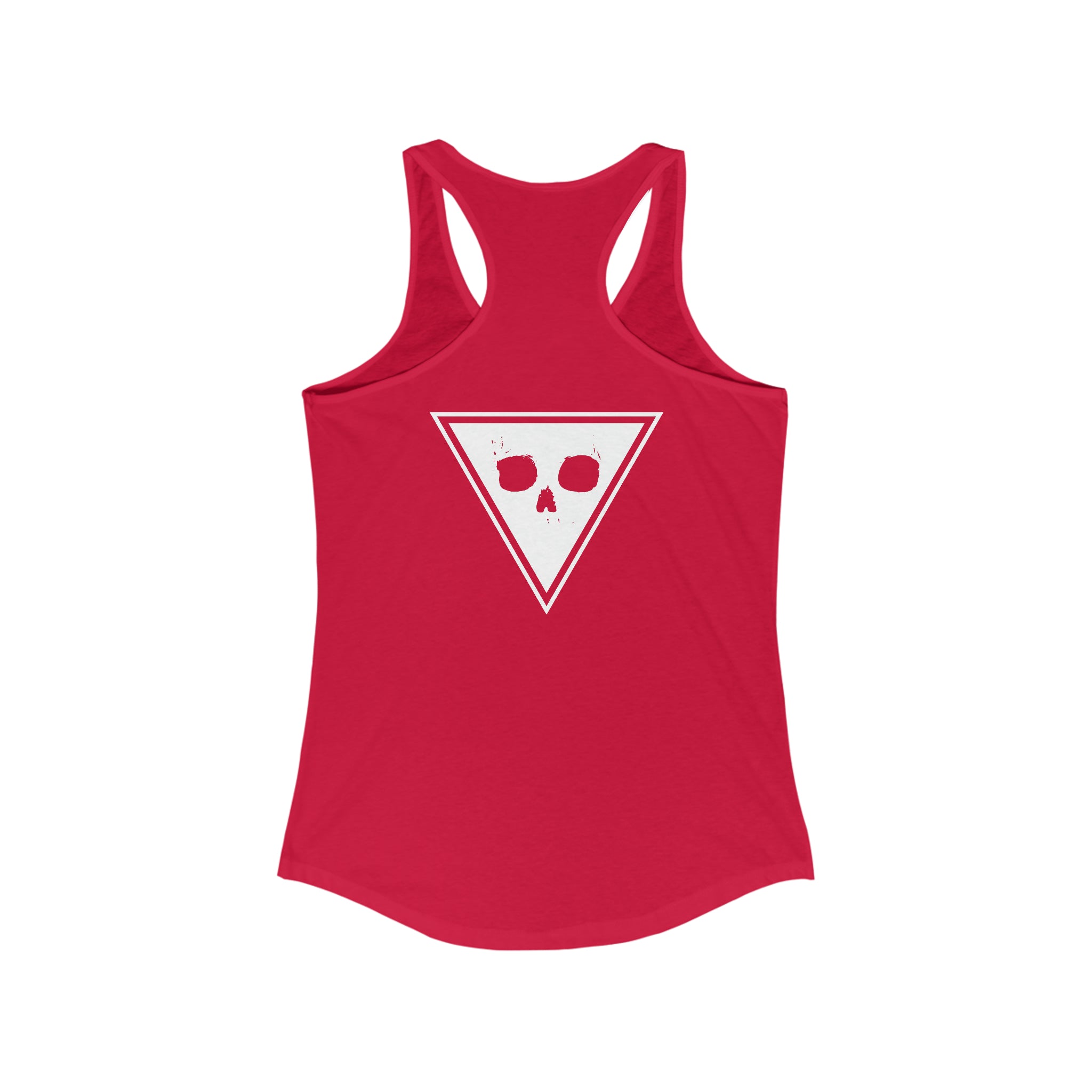 Battle Flag Women's Ideal Racerback Tank - Back Print