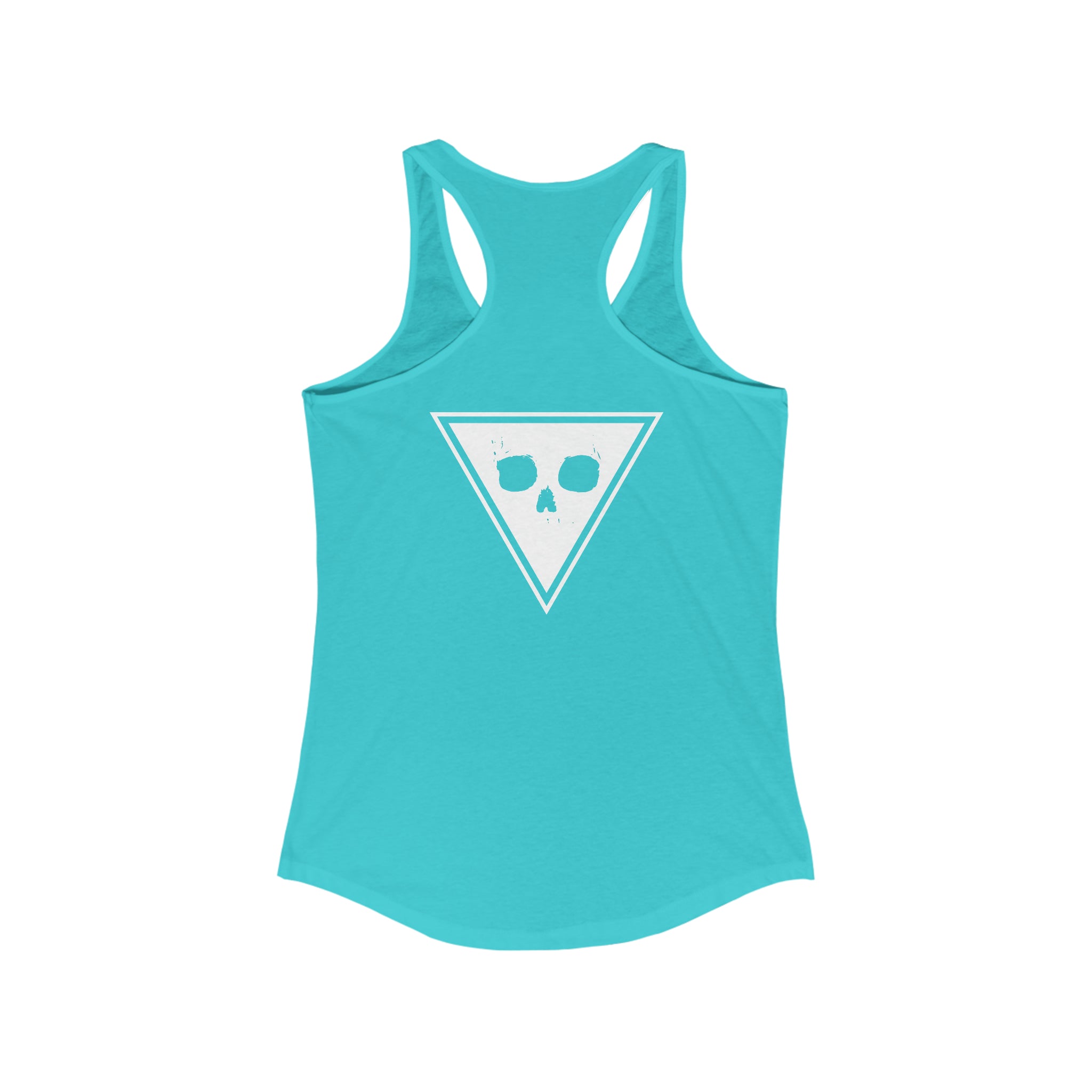 Battle Flag Women's Ideal Racerback Tank - Back Print
