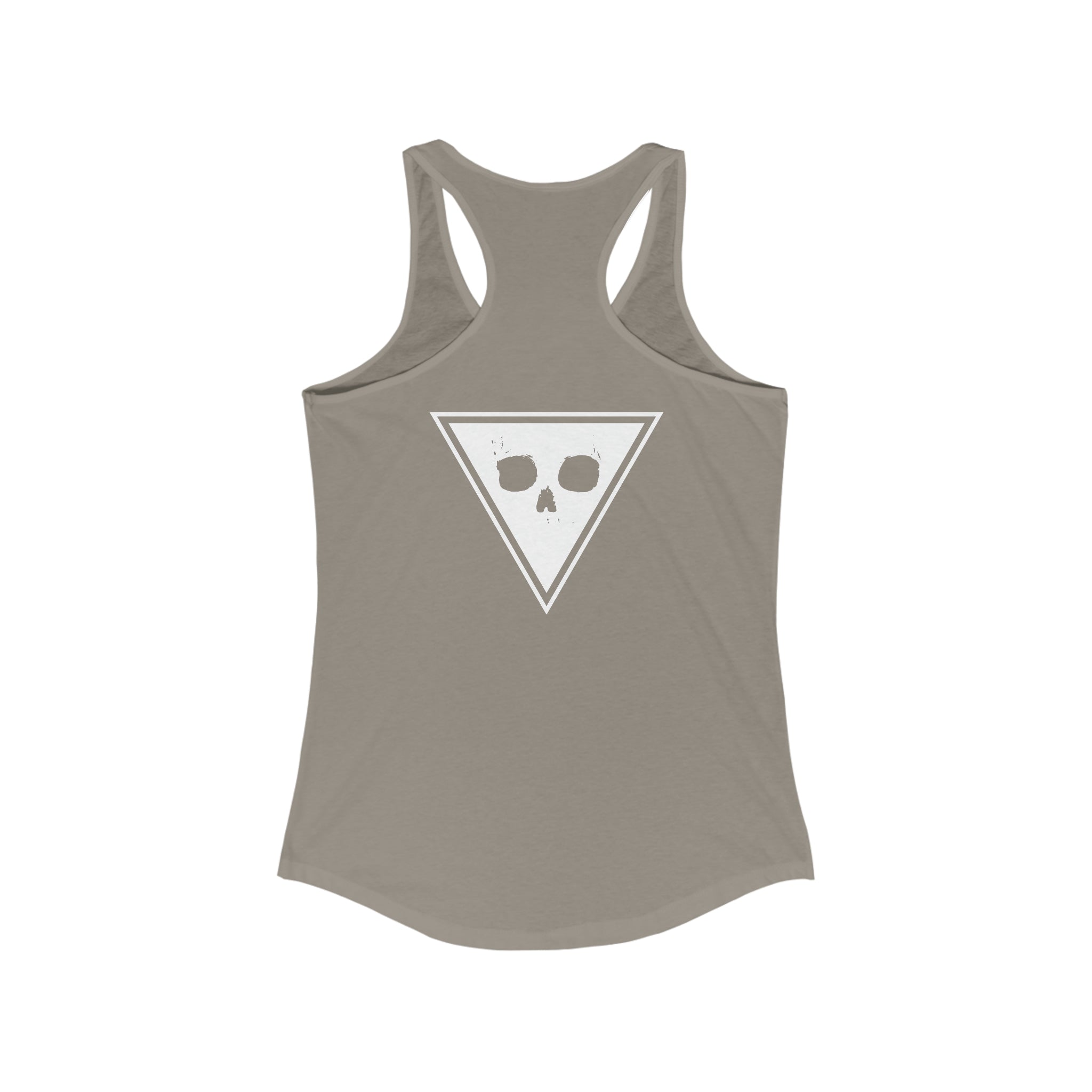 Battle Flag Women's Ideal Racerback Tank - Back Print