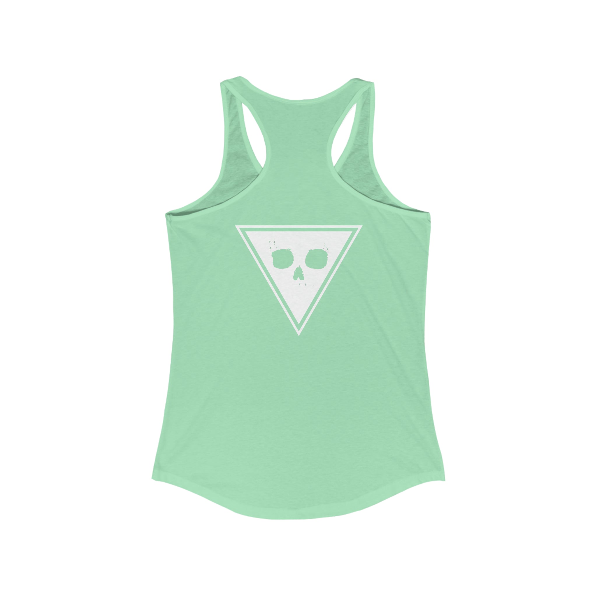 Battle Flag Women's Ideal Racerback Tank - Back Print