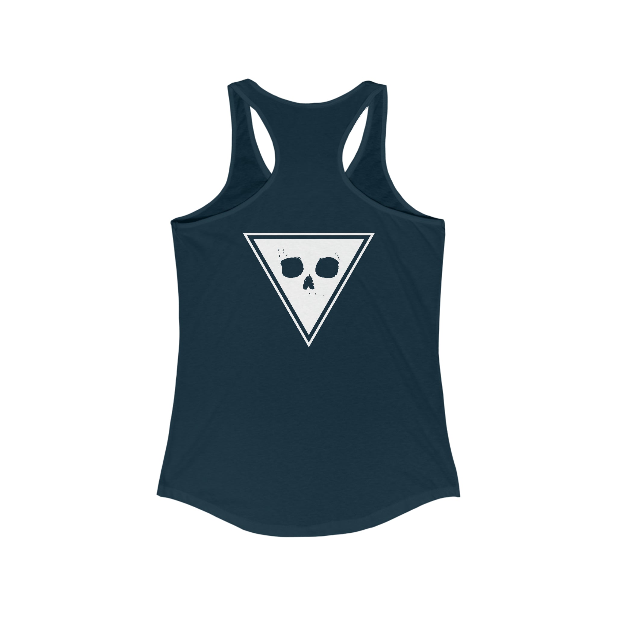 Battle Flag Women's Ideal Racerback Tank - Back Print
