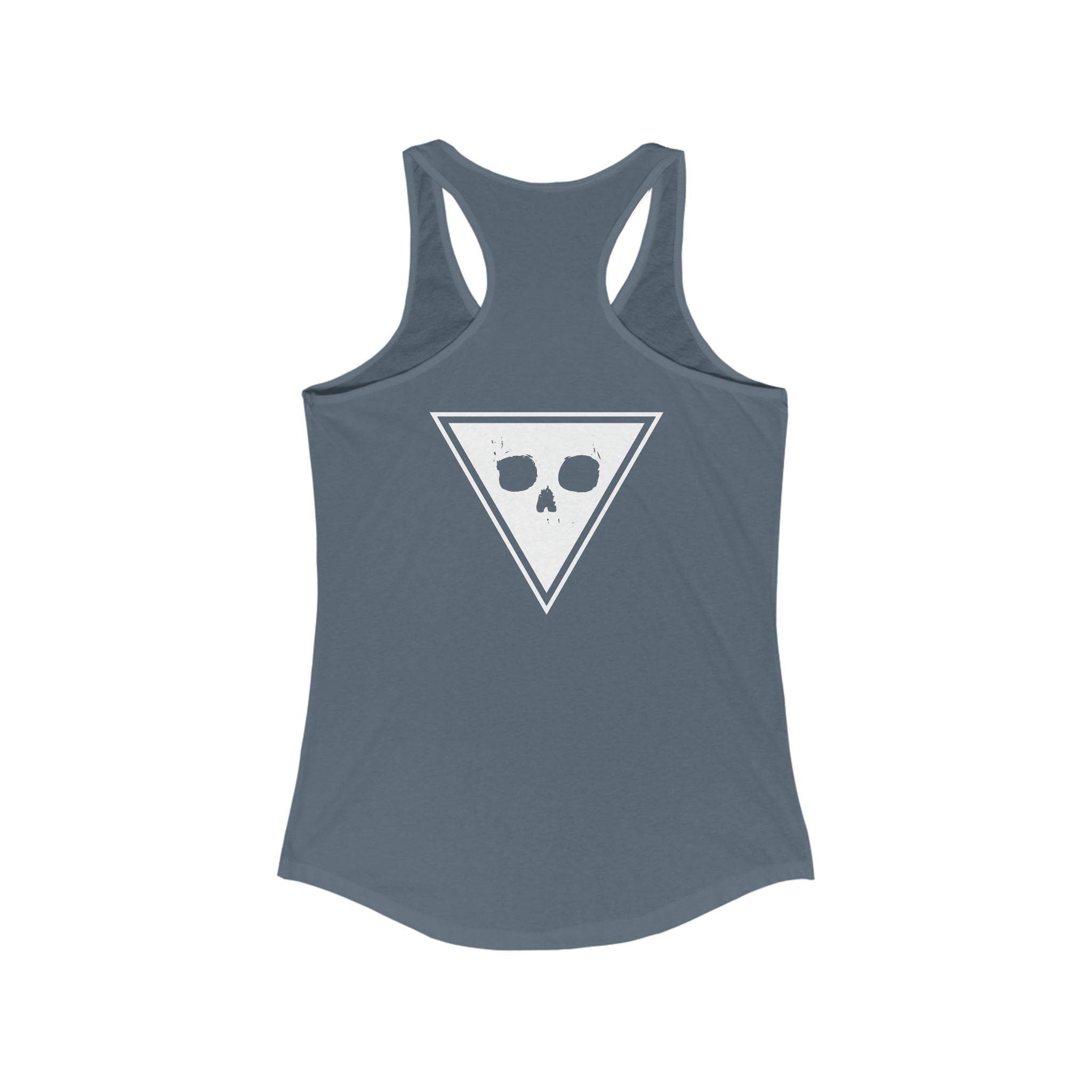 Battle Flag Women's Ideal Racerback Tank - Back Print