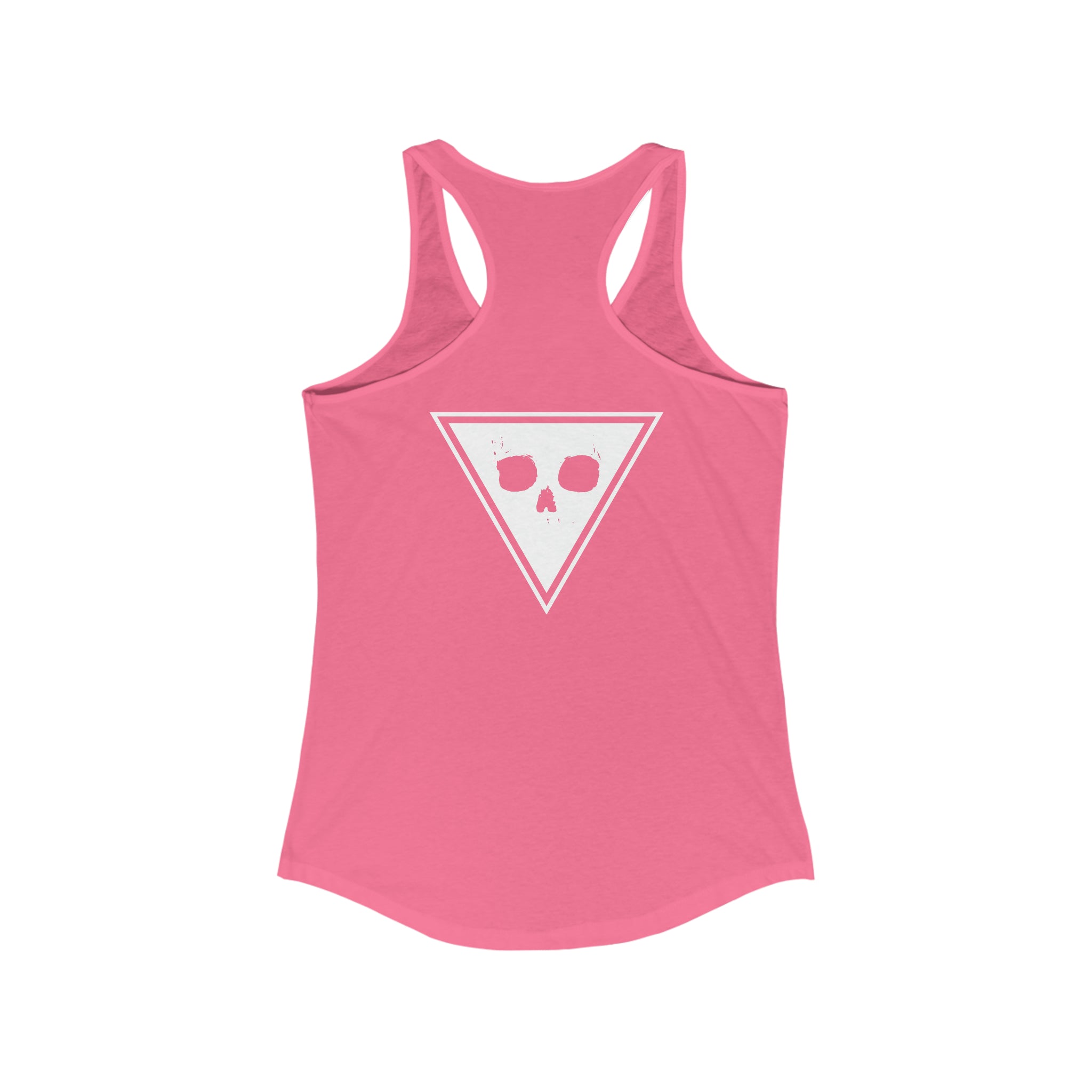 Battle Flag Women's Ideal Racerback Tank - Back Print