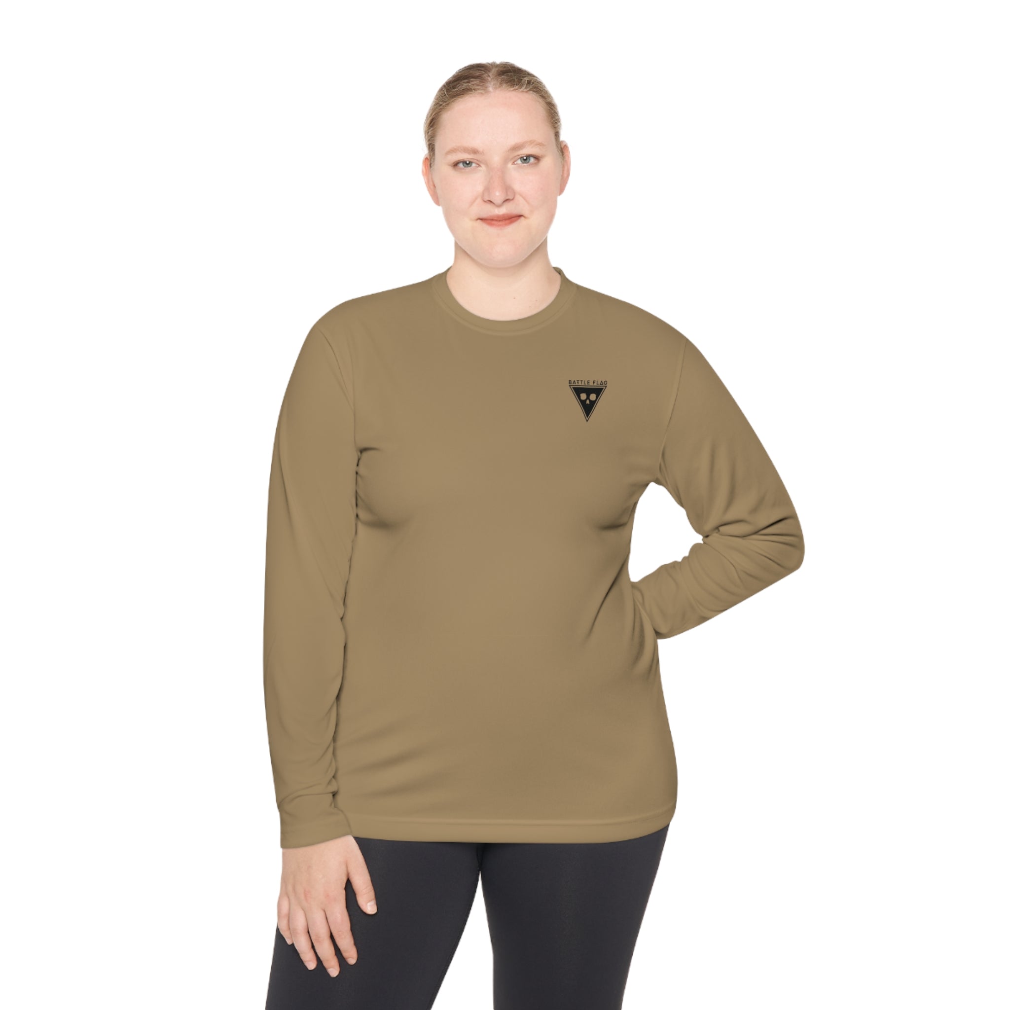 Battle Flag Unisex Lightweight Sport Top - Small Black Emblem