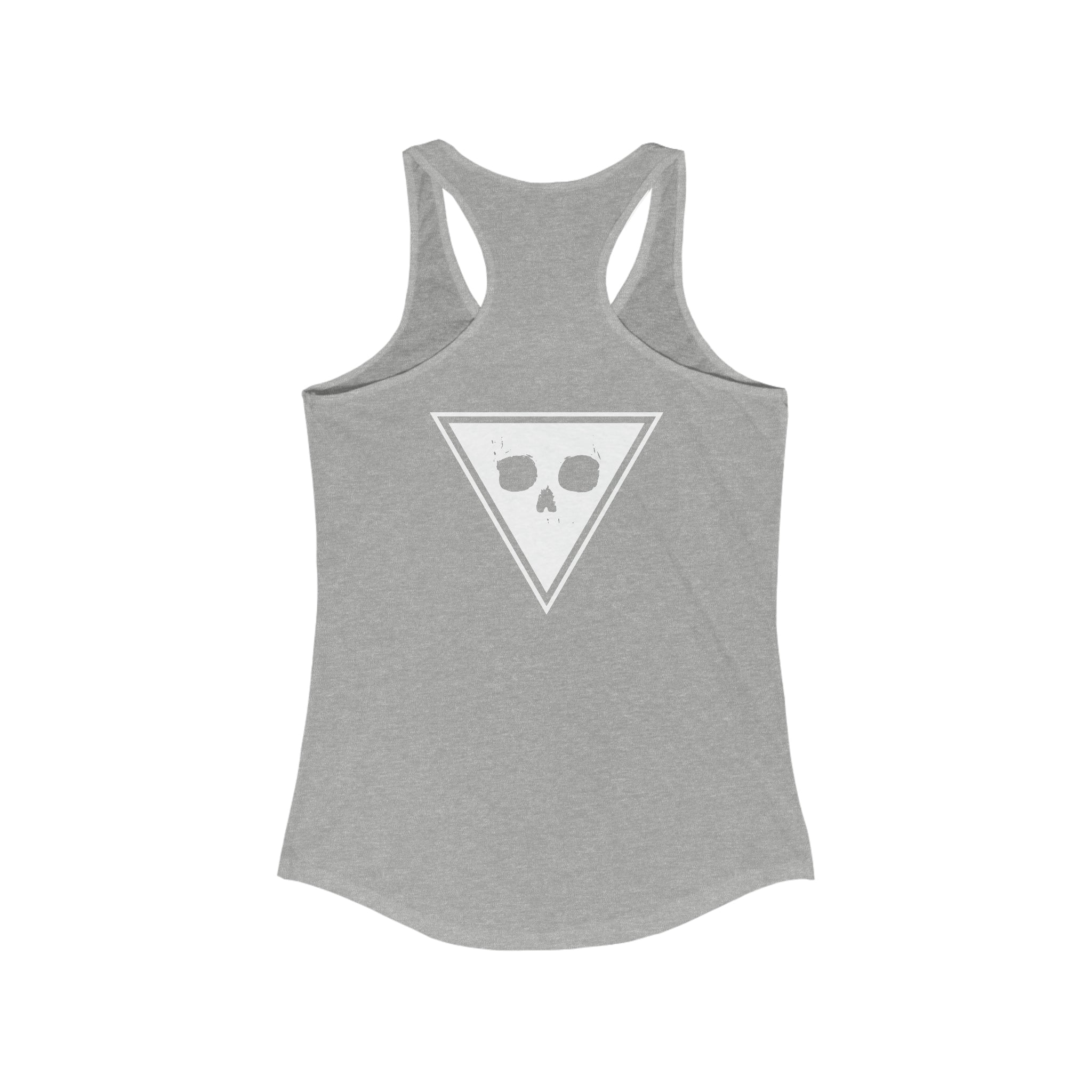 Battle Flag Women's Ideal Racerback Tank - Back Print