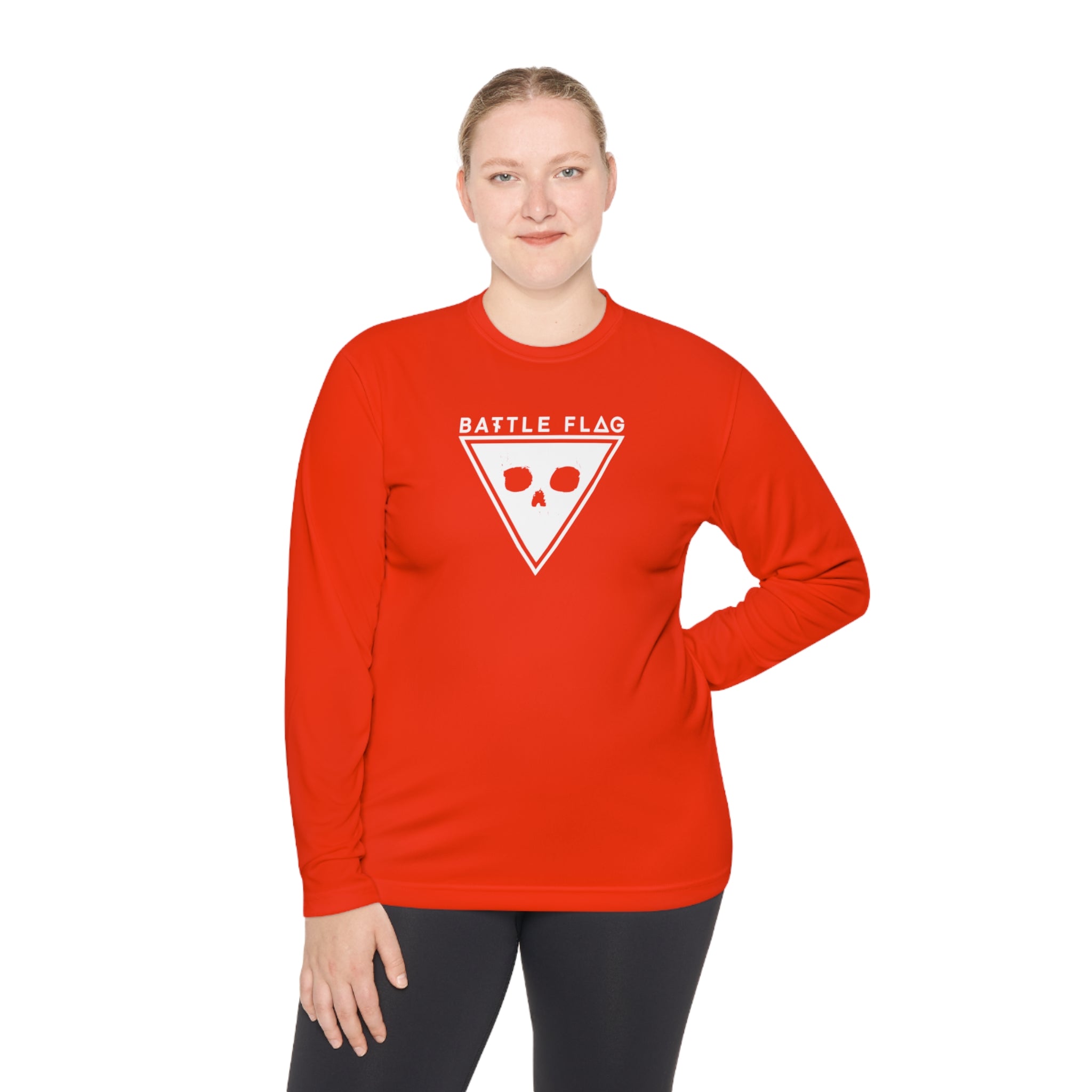 Battle Flag Unisex Lightweight Sport Top - White Emblem