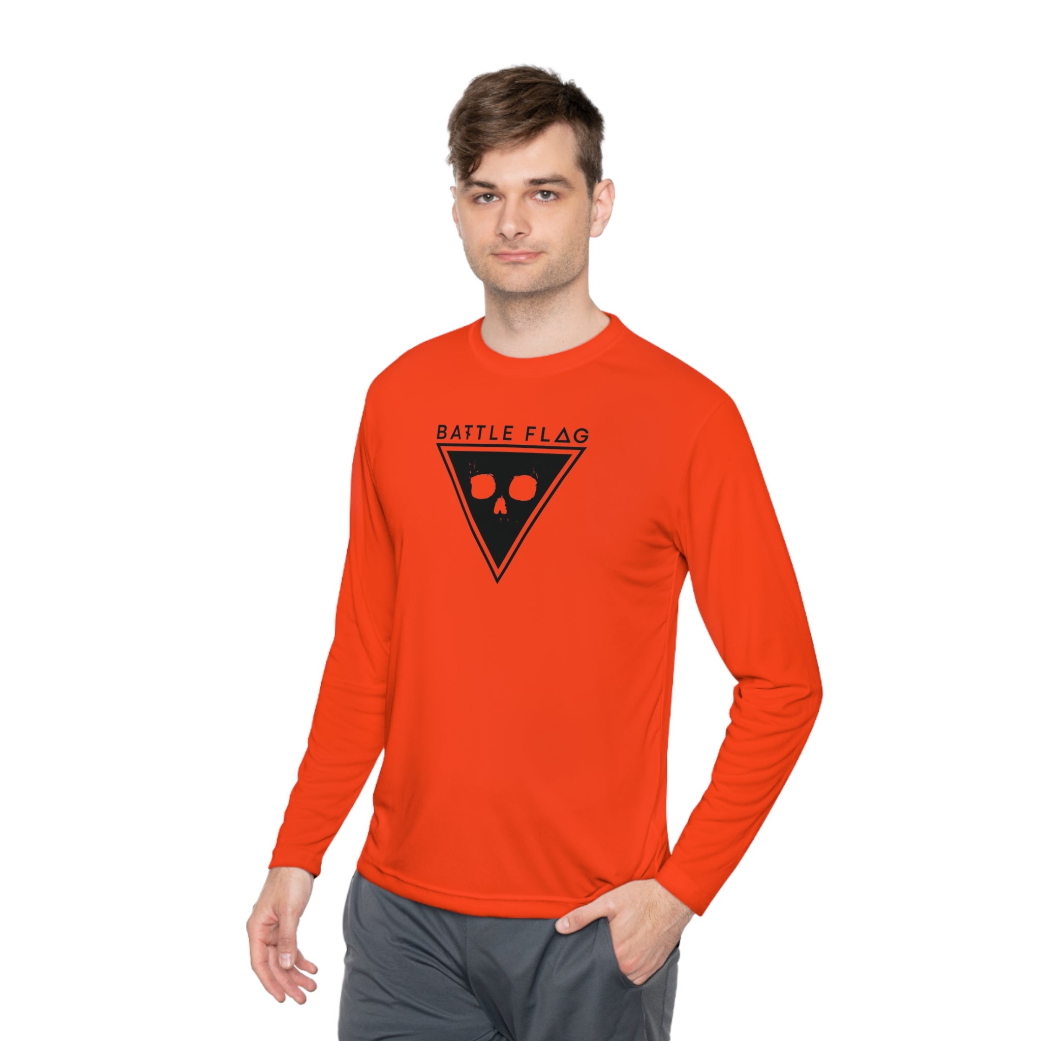 Battle Flag Unisex Lightweight Sport Top - Black Emblem