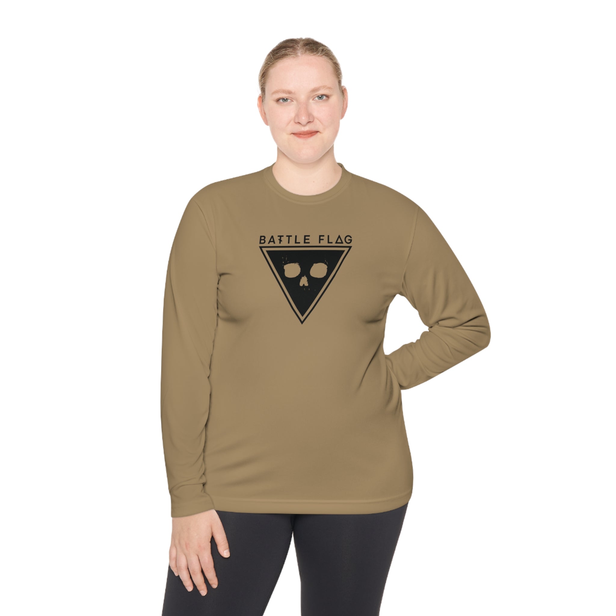 Battle Flag Unisex Lightweight Sport Top - Black Emblem
