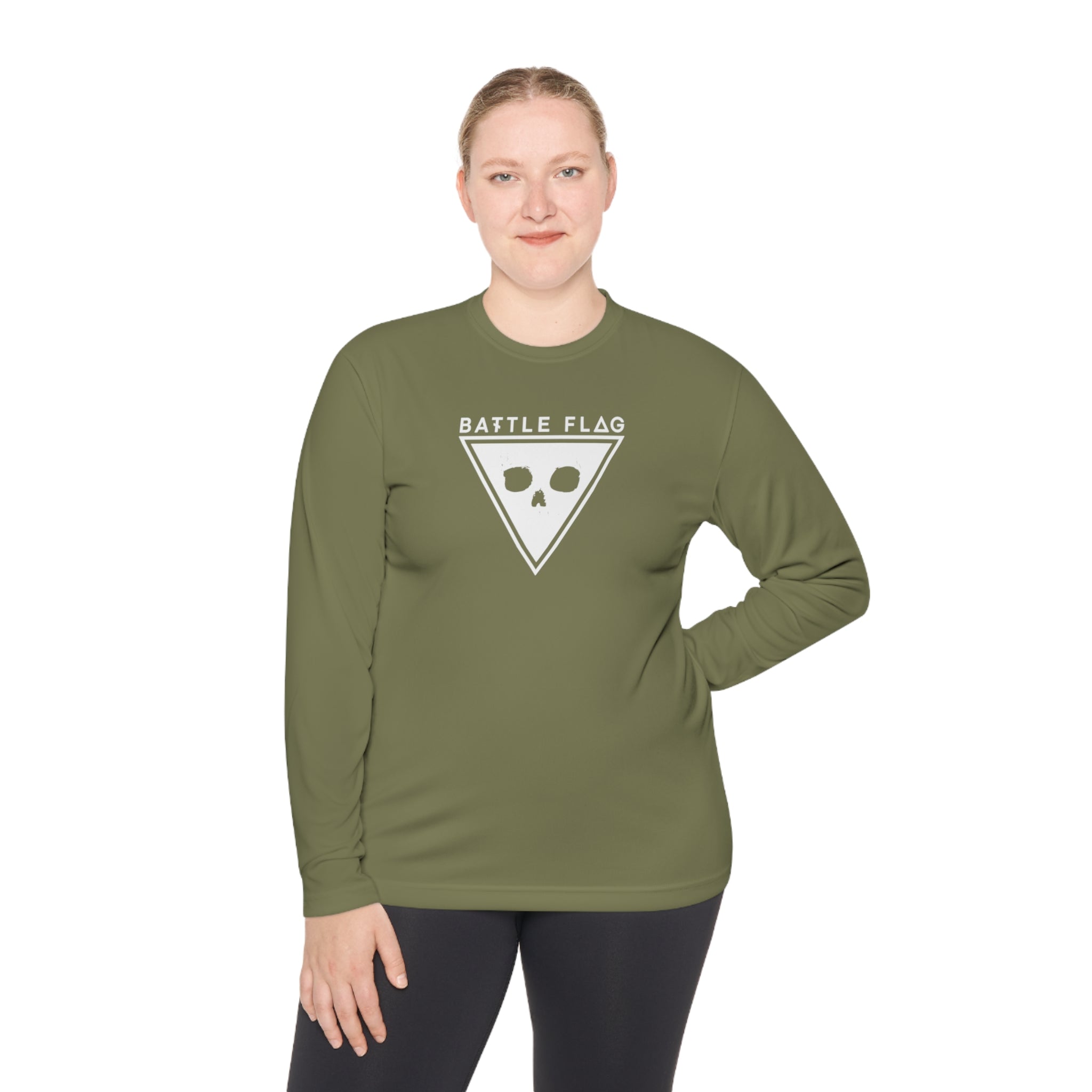 Battle Flag Unisex Lightweight Sport Top - White Emblem