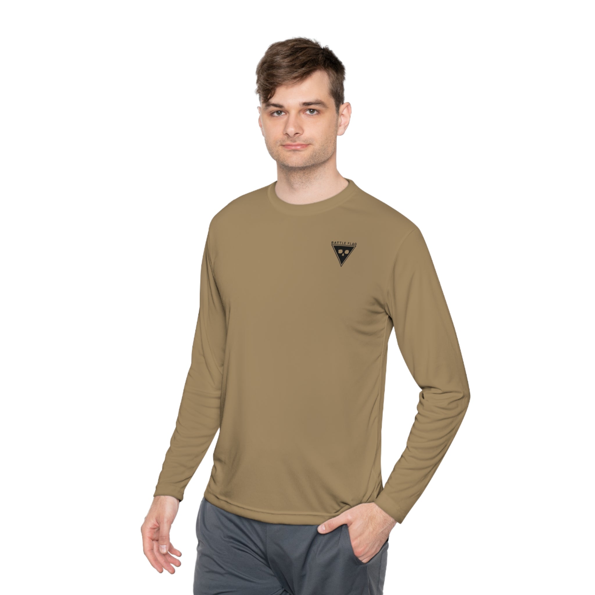 Battle Flag Unisex Lightweight Sport Top - Small Black Emblem