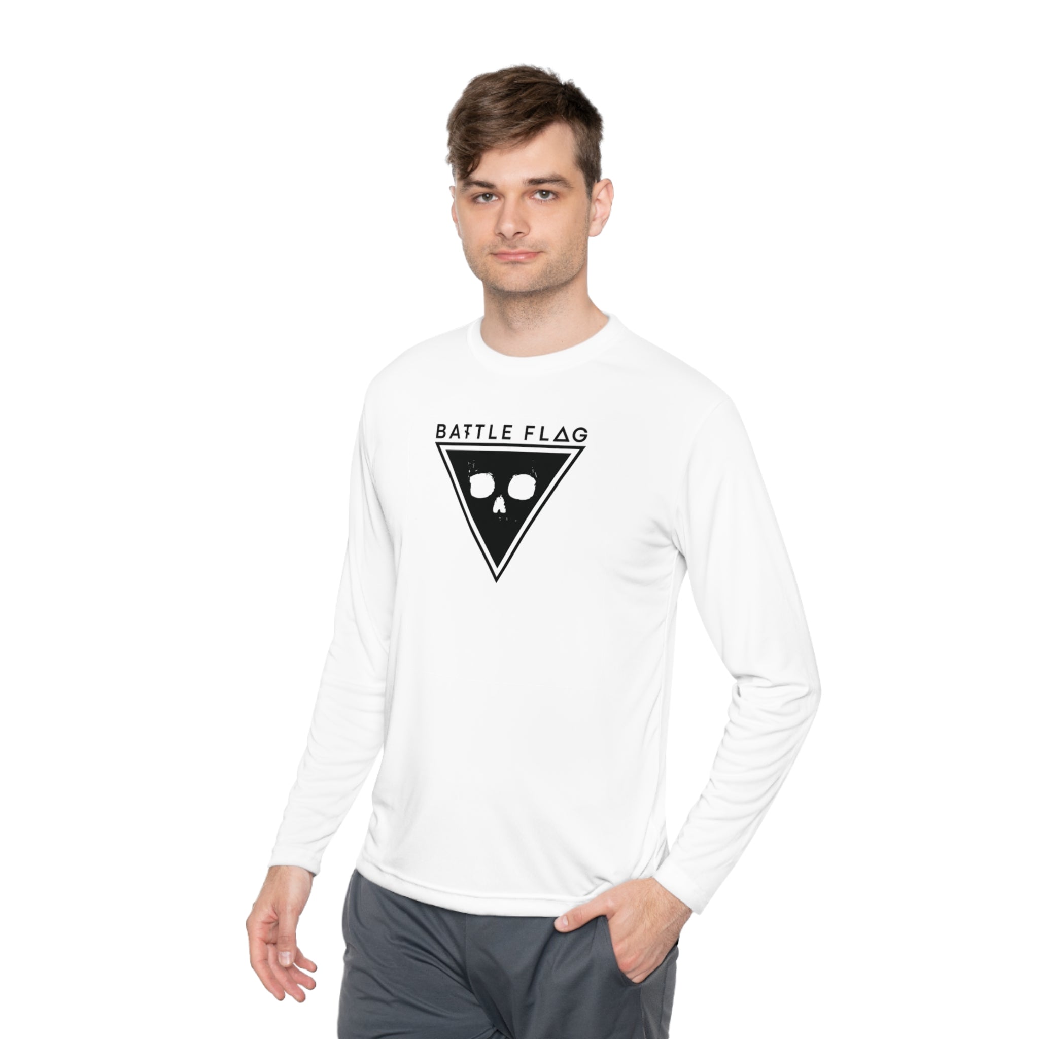 Battle Flag Unisex Lightweight Sport Top - Black Emblem