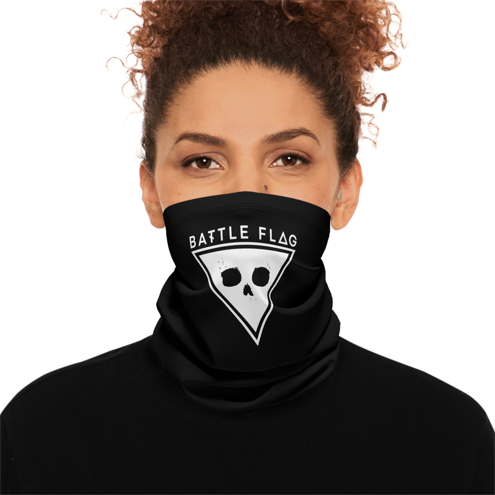 Battle Flag Winter Neck Gaiter With Drawstring