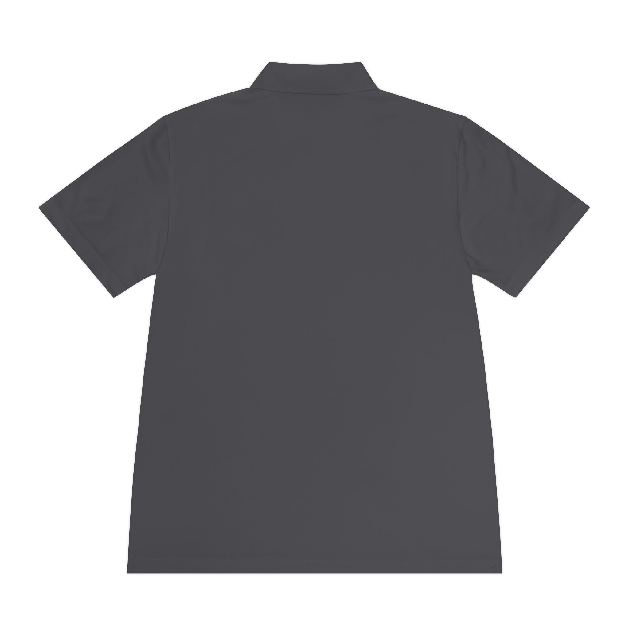 Battle Flag Men's Sport Polo Shirt - White Emblem