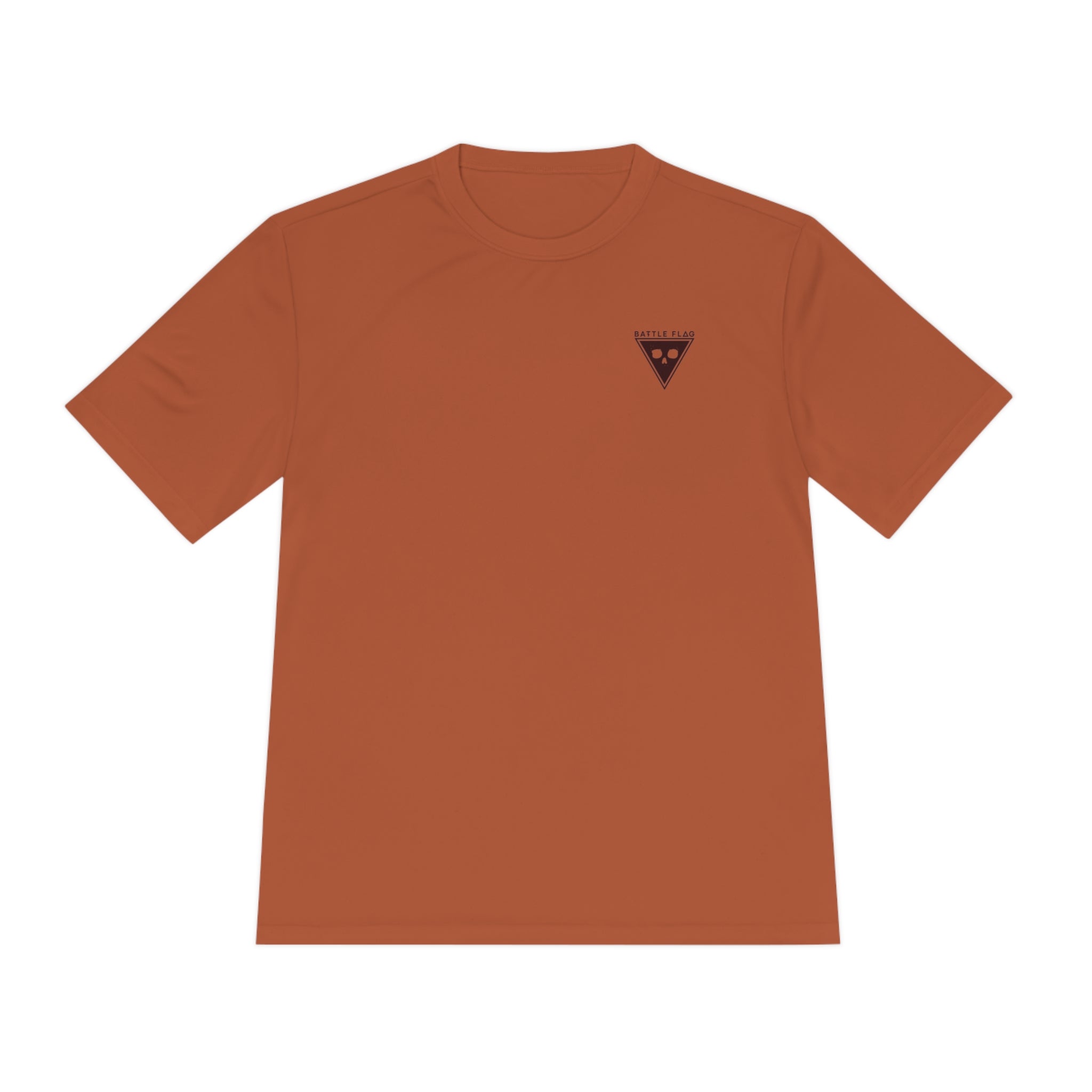 Battle Flag Unisex Moisture Wicking Tee - Small Red Emblem