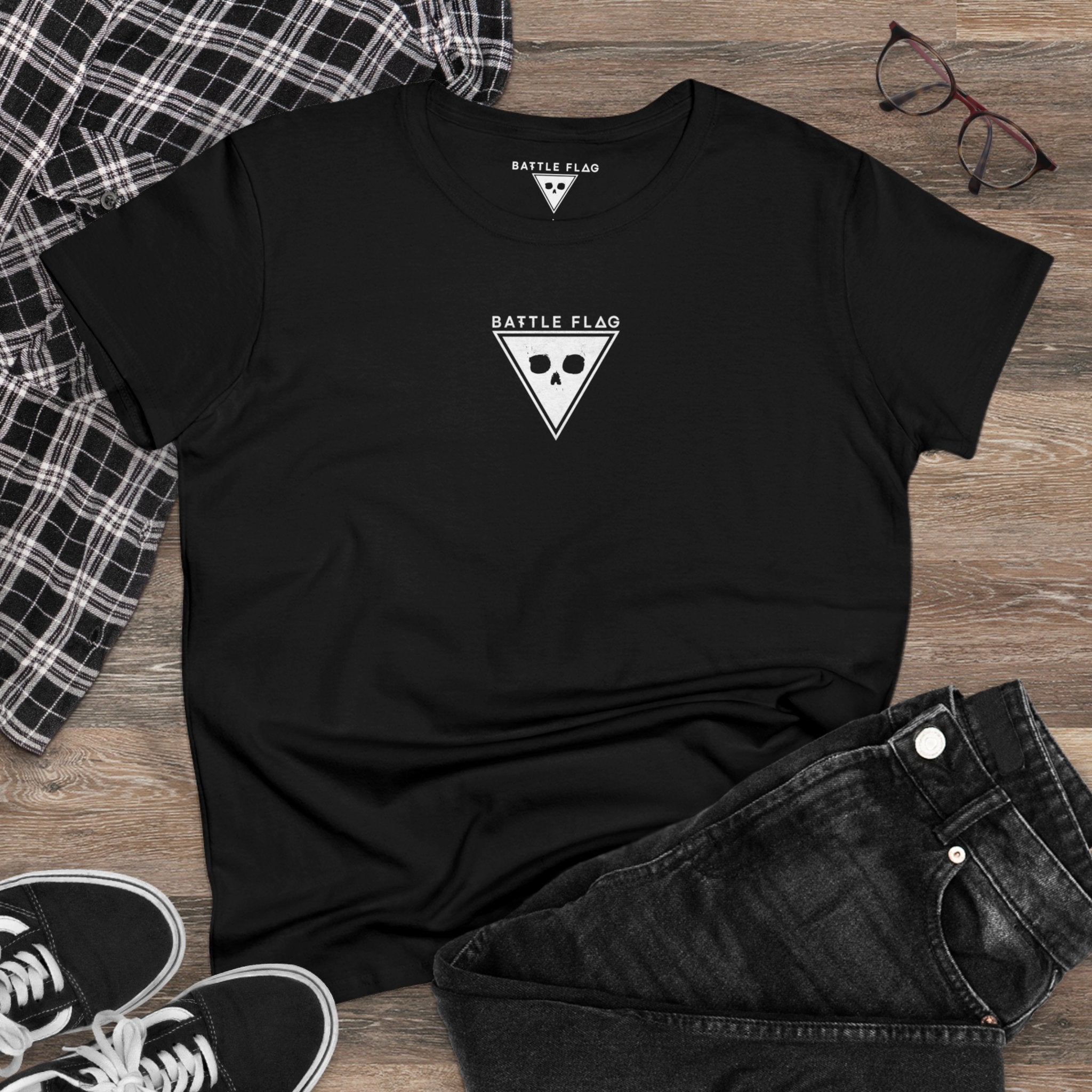 'Become the Monster' Women's Midweight Cotton Tee