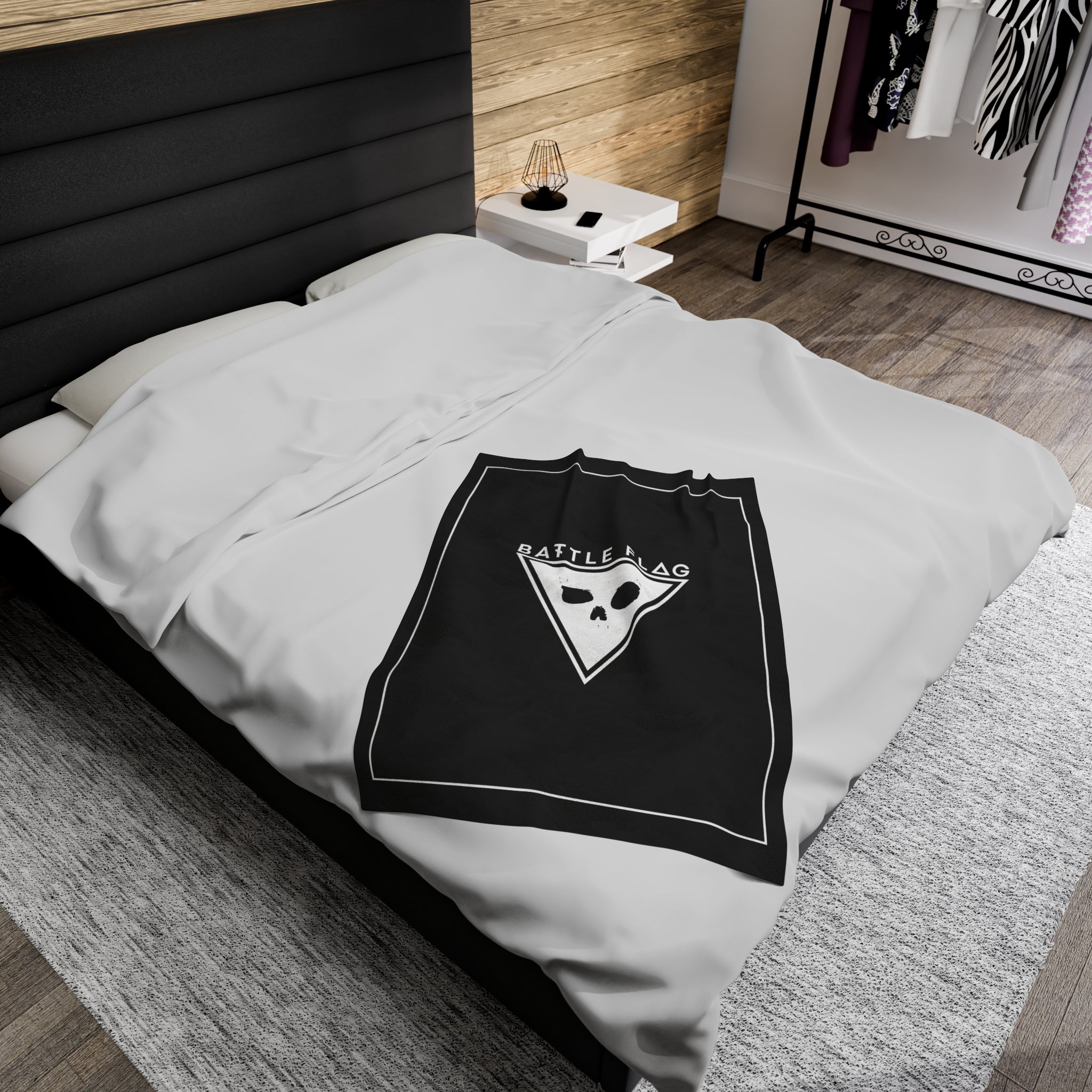 Battle Flag Velveteen Plush Blanket