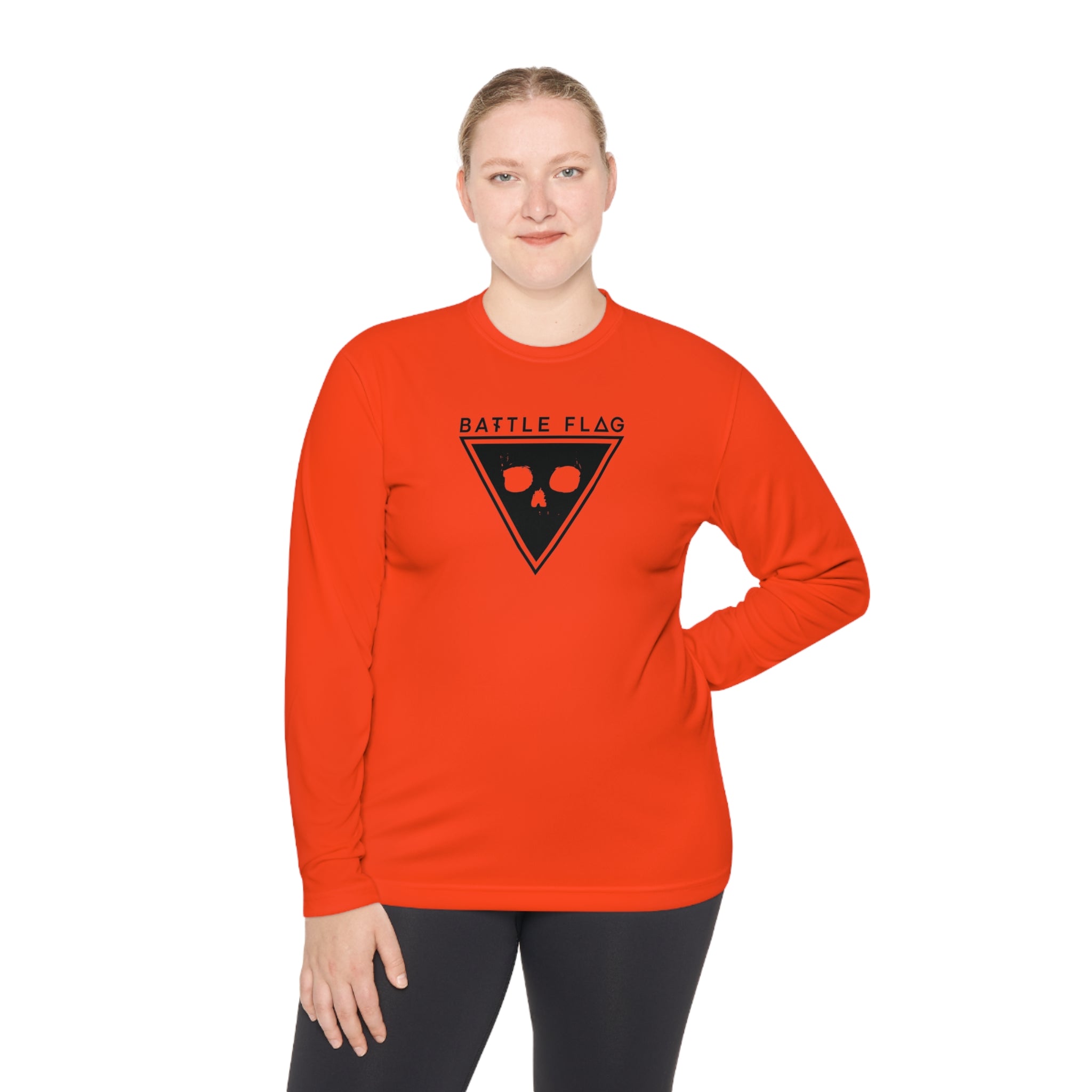 Battle Flag Unisex Lightweight Sport Top - Black Emblem