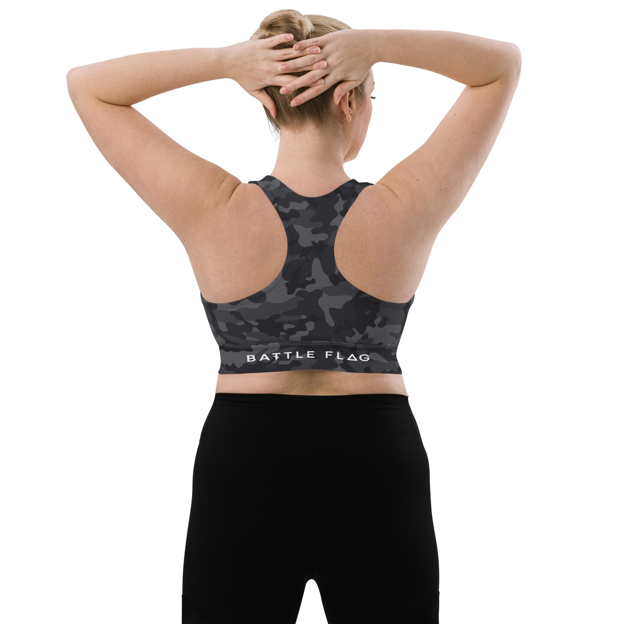 Camo Longline Sports Bra