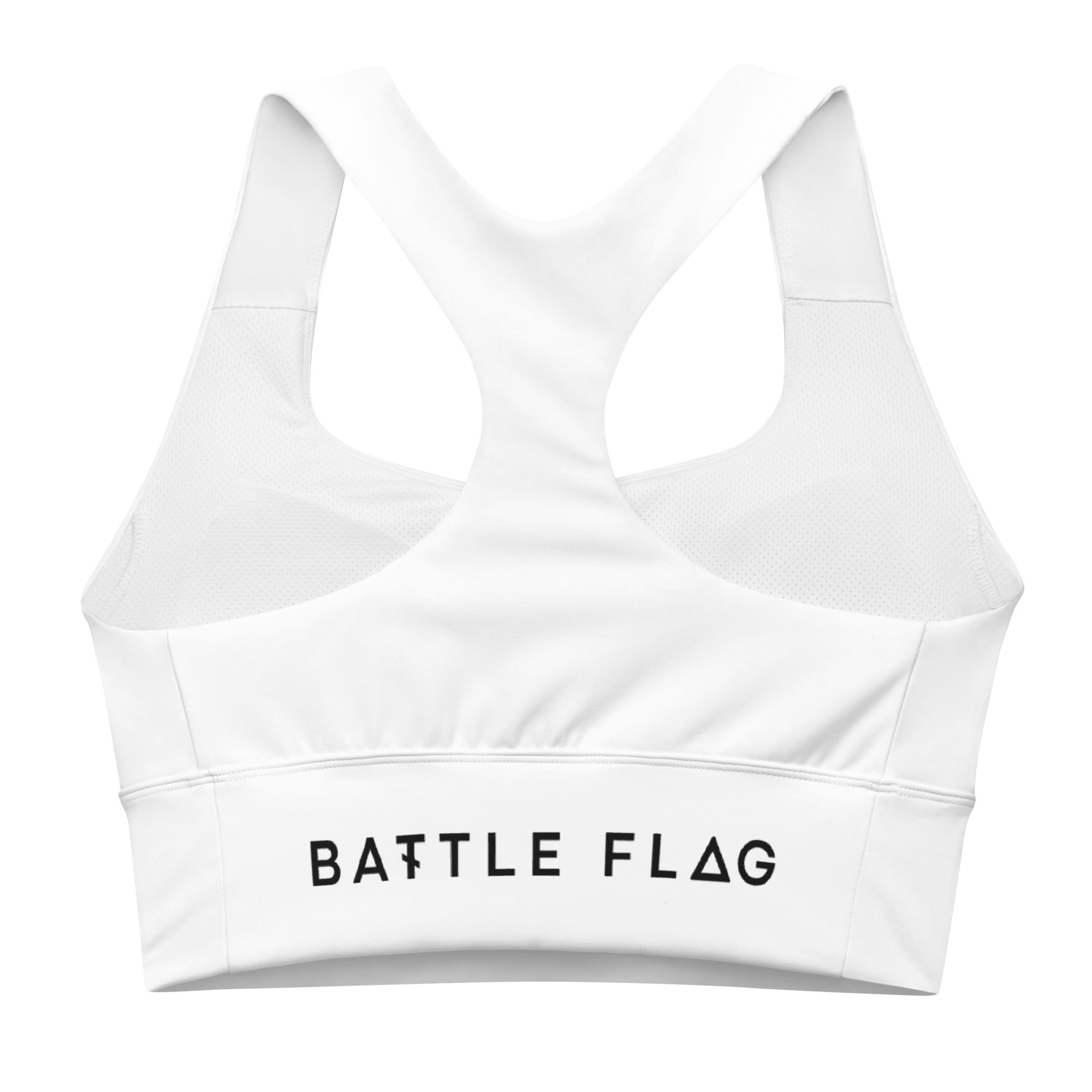 Core Longline Sports Bra - White