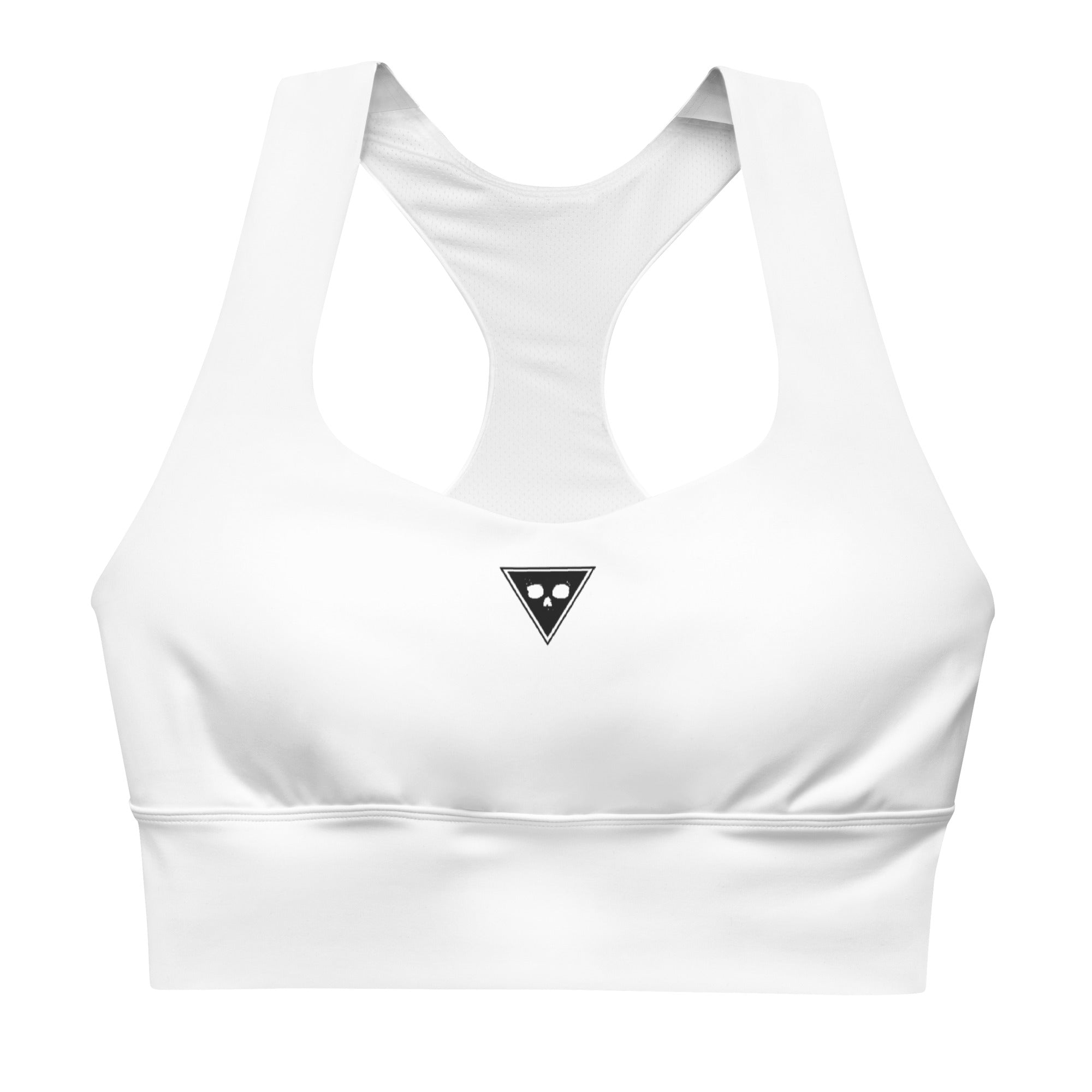 Core Longline Sports Bra - White
