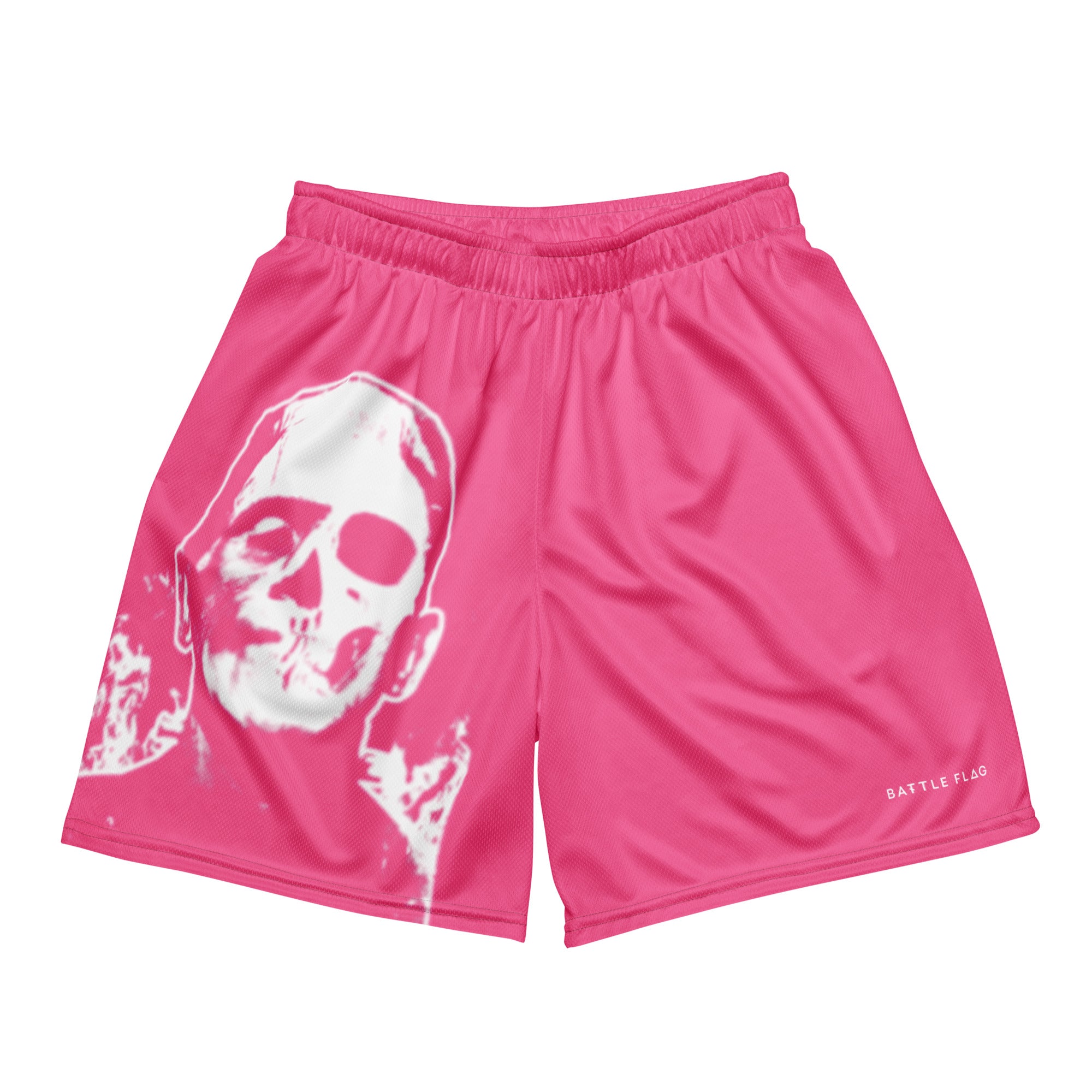 'Become the Monster' Unisex Mesh Shorts - Pink